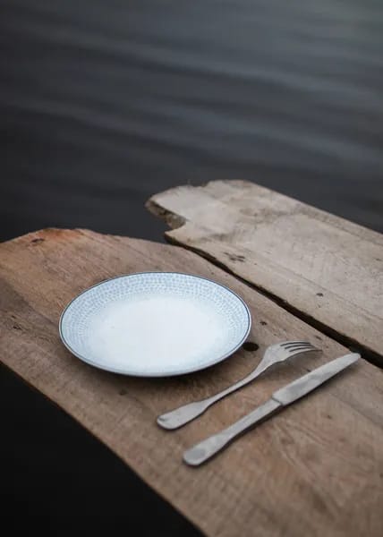Wik & Walsøe Asietter Osean Hav Asiet i Blå/hvid, 16 cm, 3