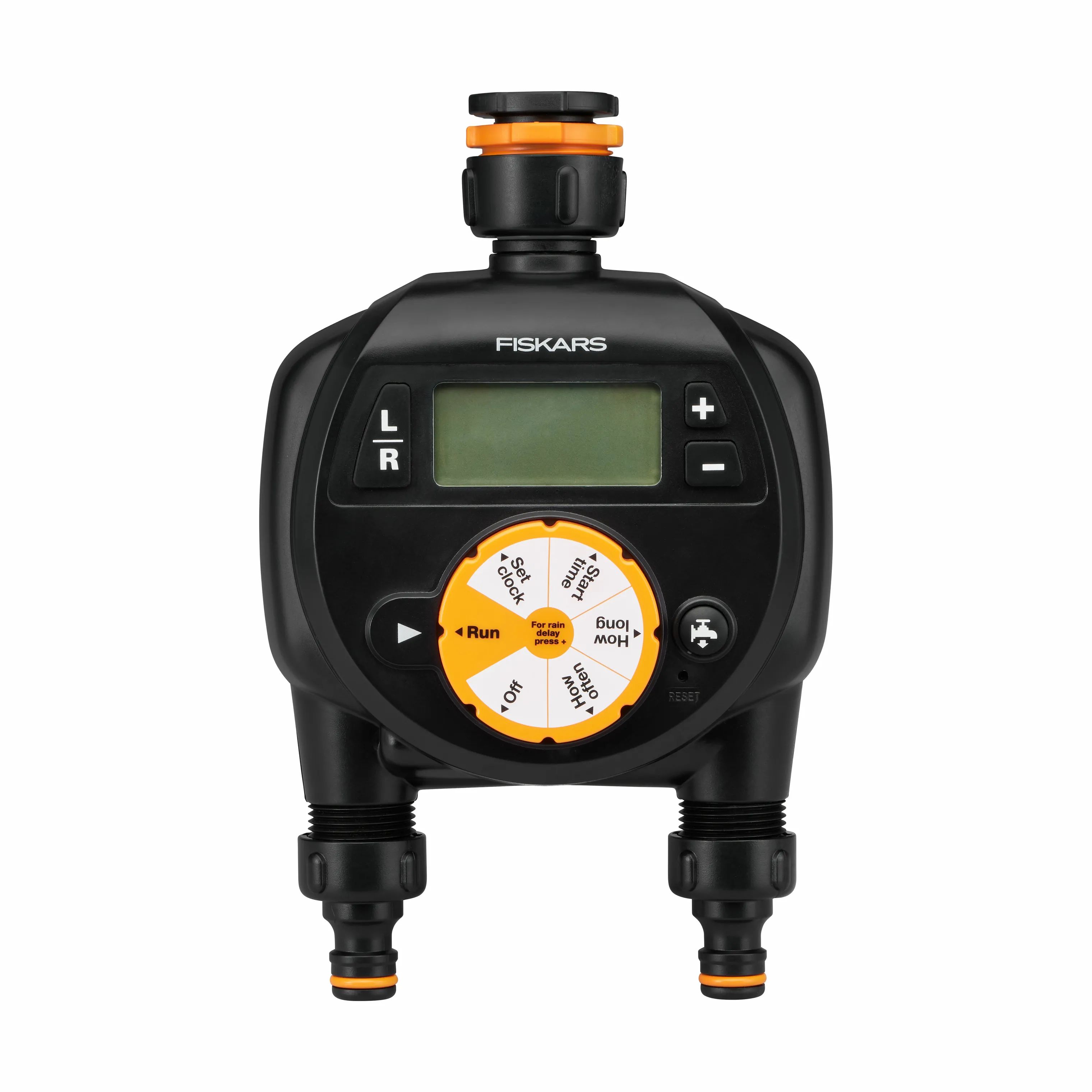 Fiskars Haveslanger Comfort Vandings-timer i Sort/orange, 1