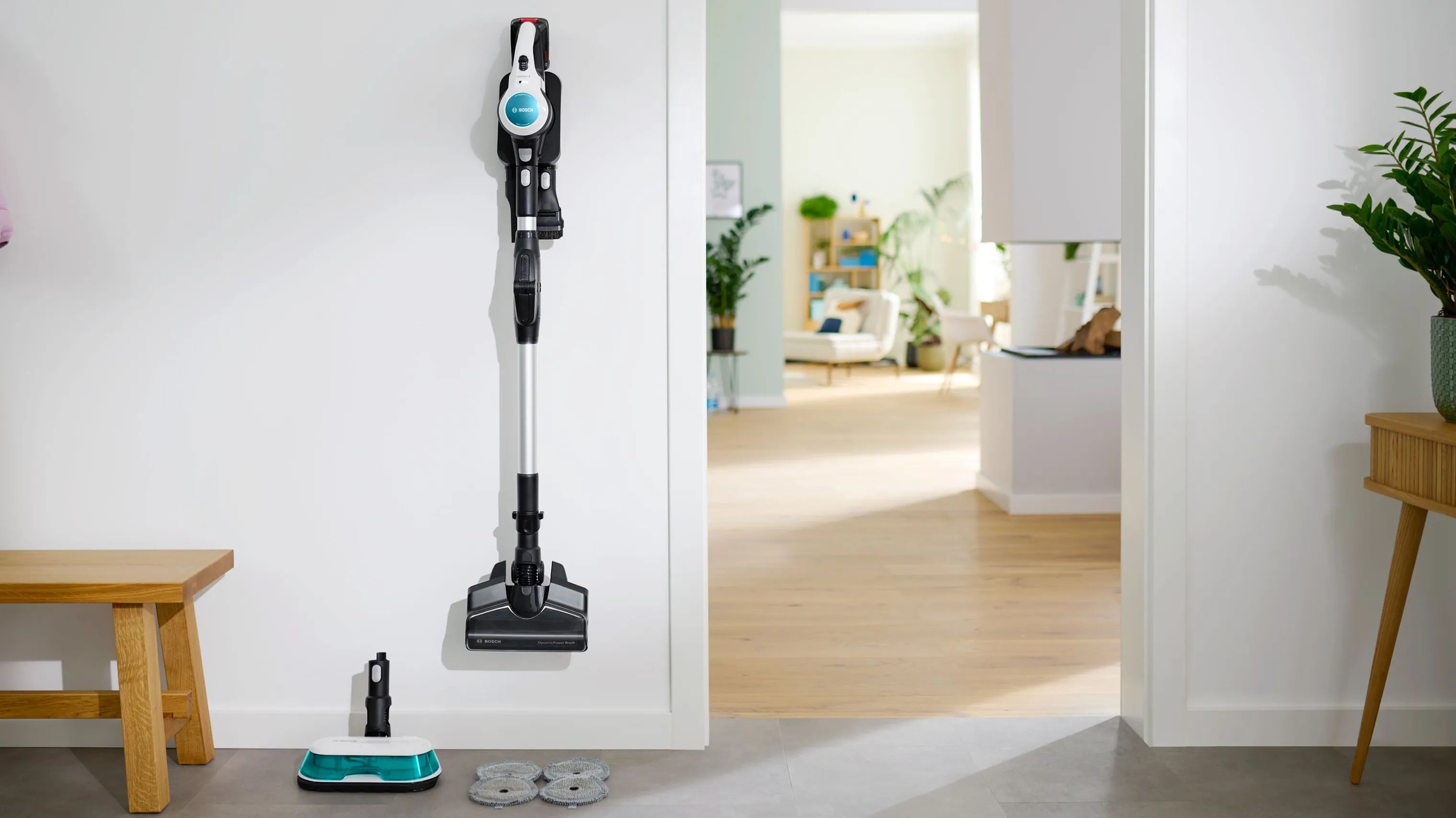 Bosch Støvsugere Unlimited 7 ProHygienic Aqua Støvsuger BCS712HYG5 i Hvid, 2