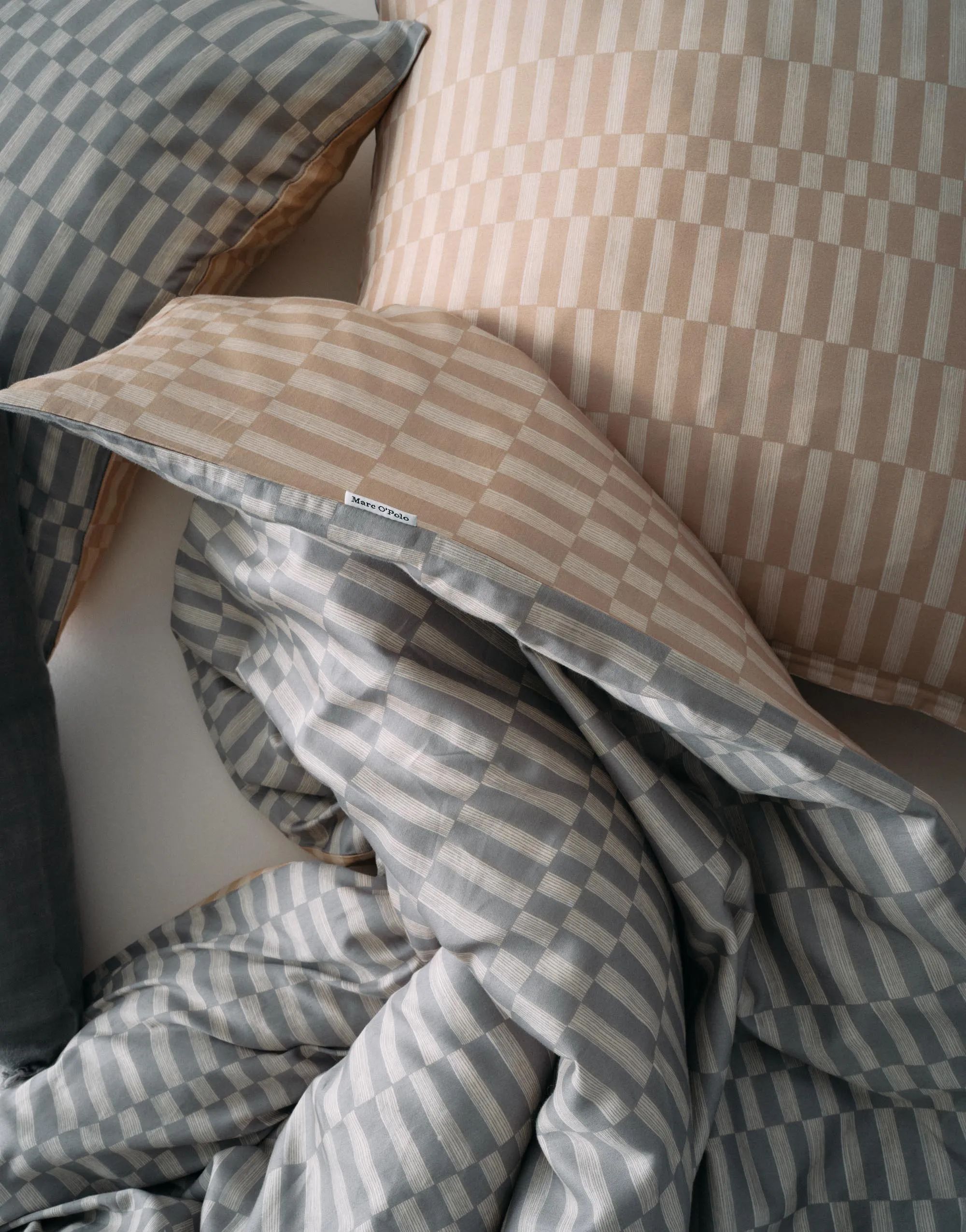 Marc O'Polo Sengetøj Sillia Sengetøj i Neutral grå, B140 x L220 cm, 2