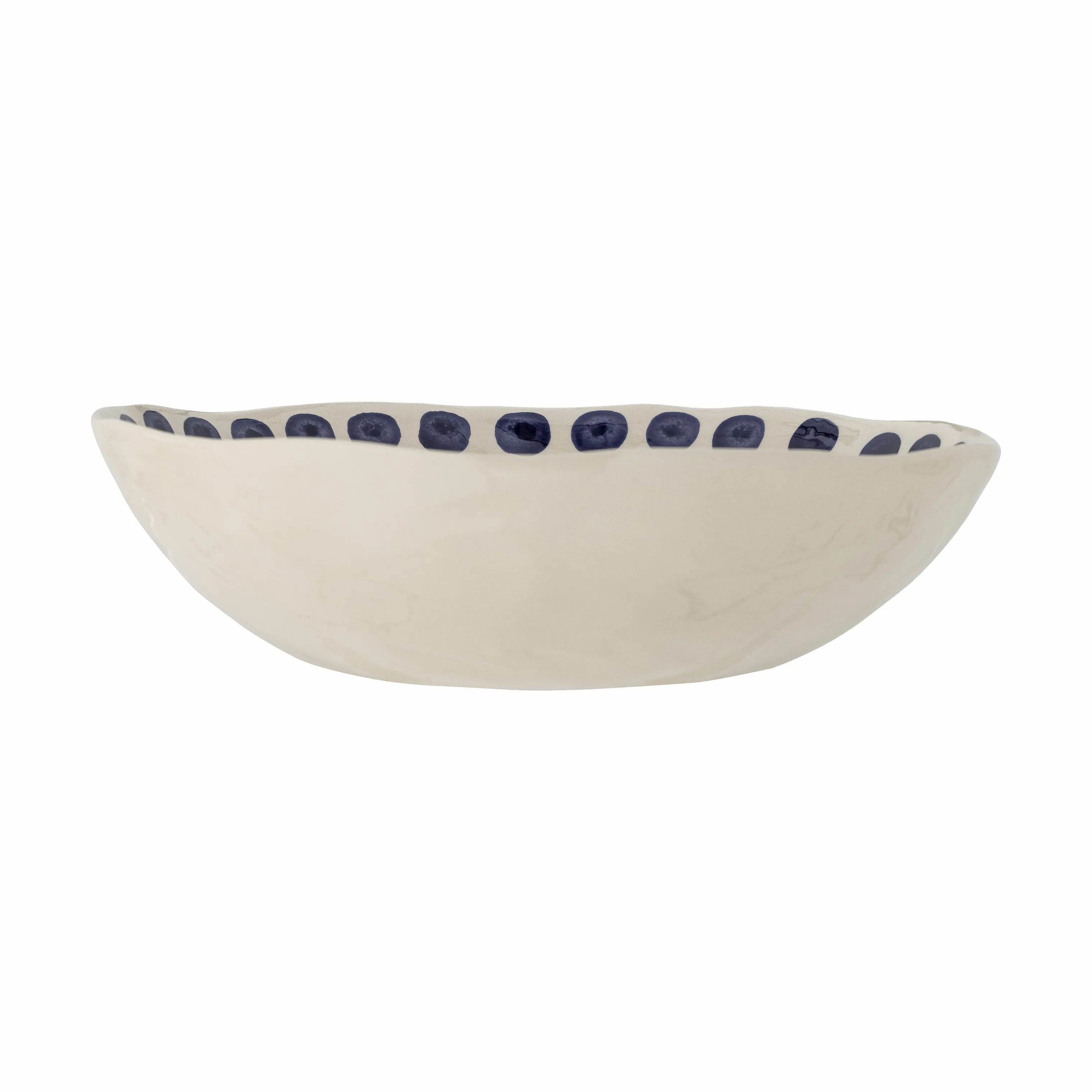 Bloomingville Serveringsskåle Shama Skål i Orange, H11 x Ø39 cm, 2