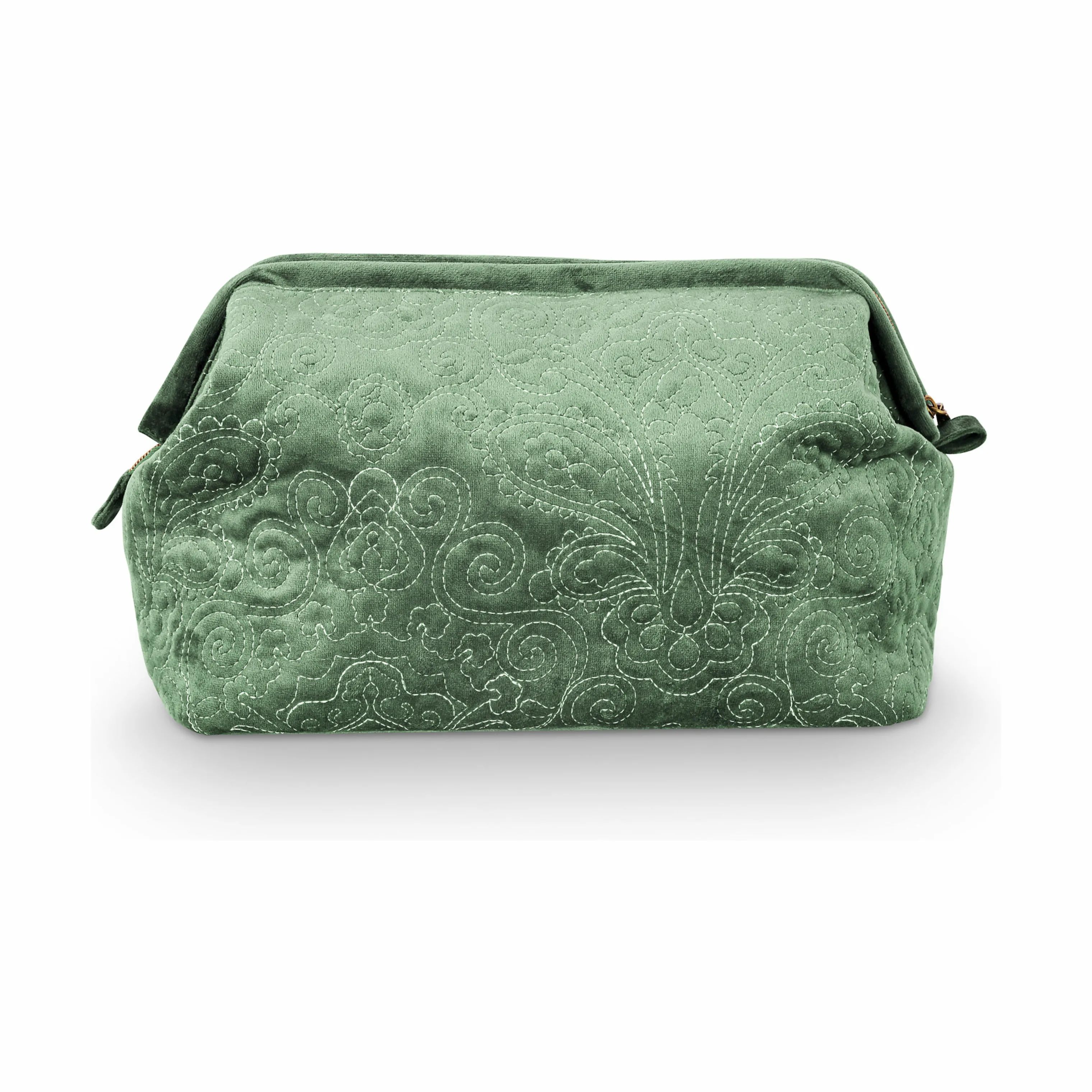 PIP Studio Toilettasker Quiltey Days Kosmetiktaske - Ekstra stor i Green, 2