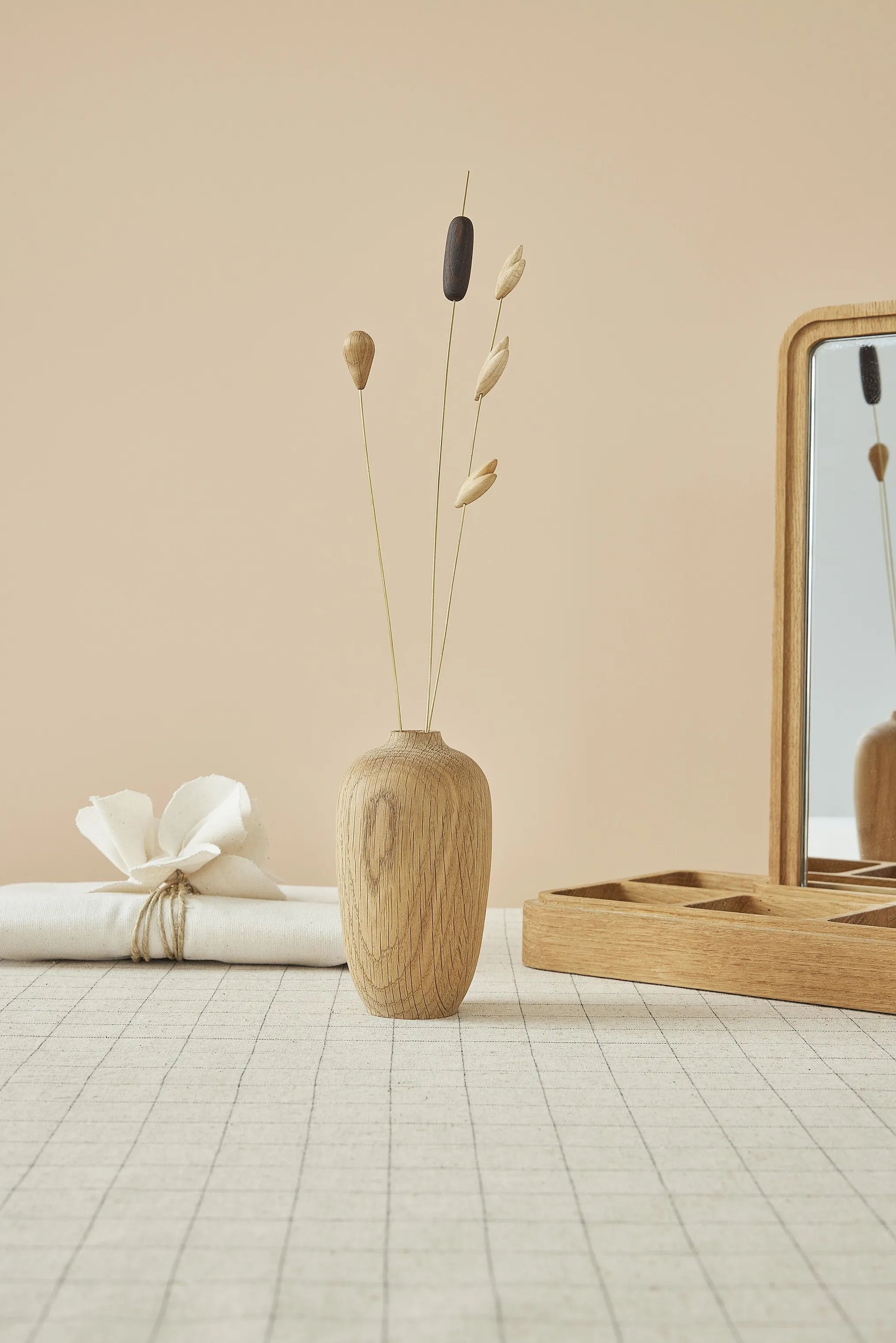 Spring Copenhagen Vaser Bloom Vase m. blomster i Natural, 2
