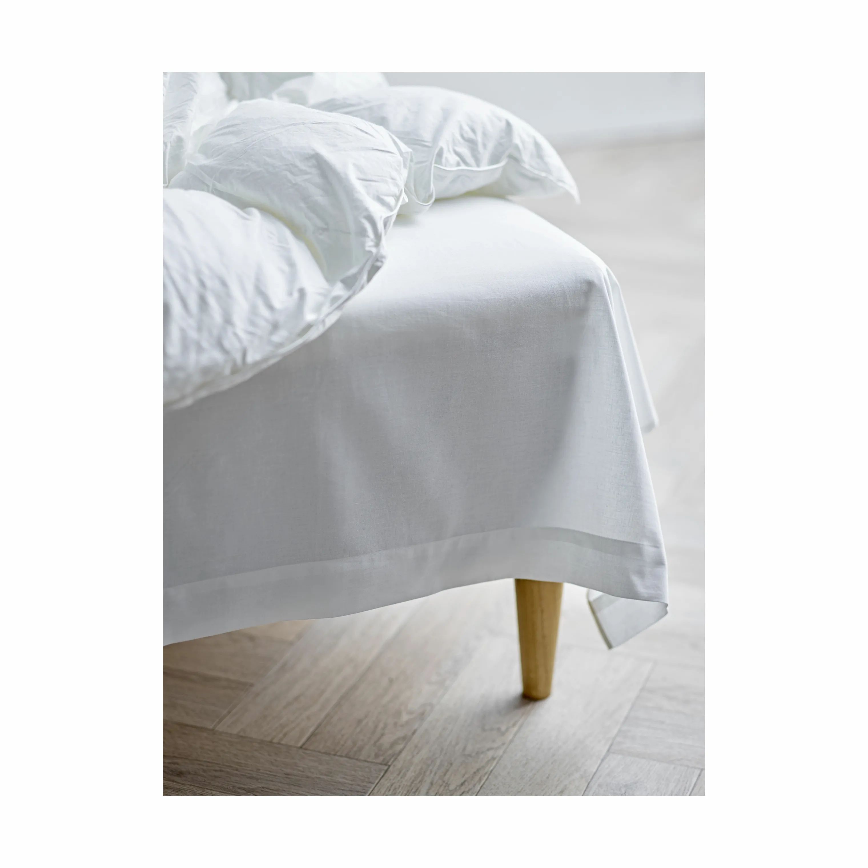 Södahl Lagner Organic Calm Fladt Lagen i Hvid, 250 cm, 1