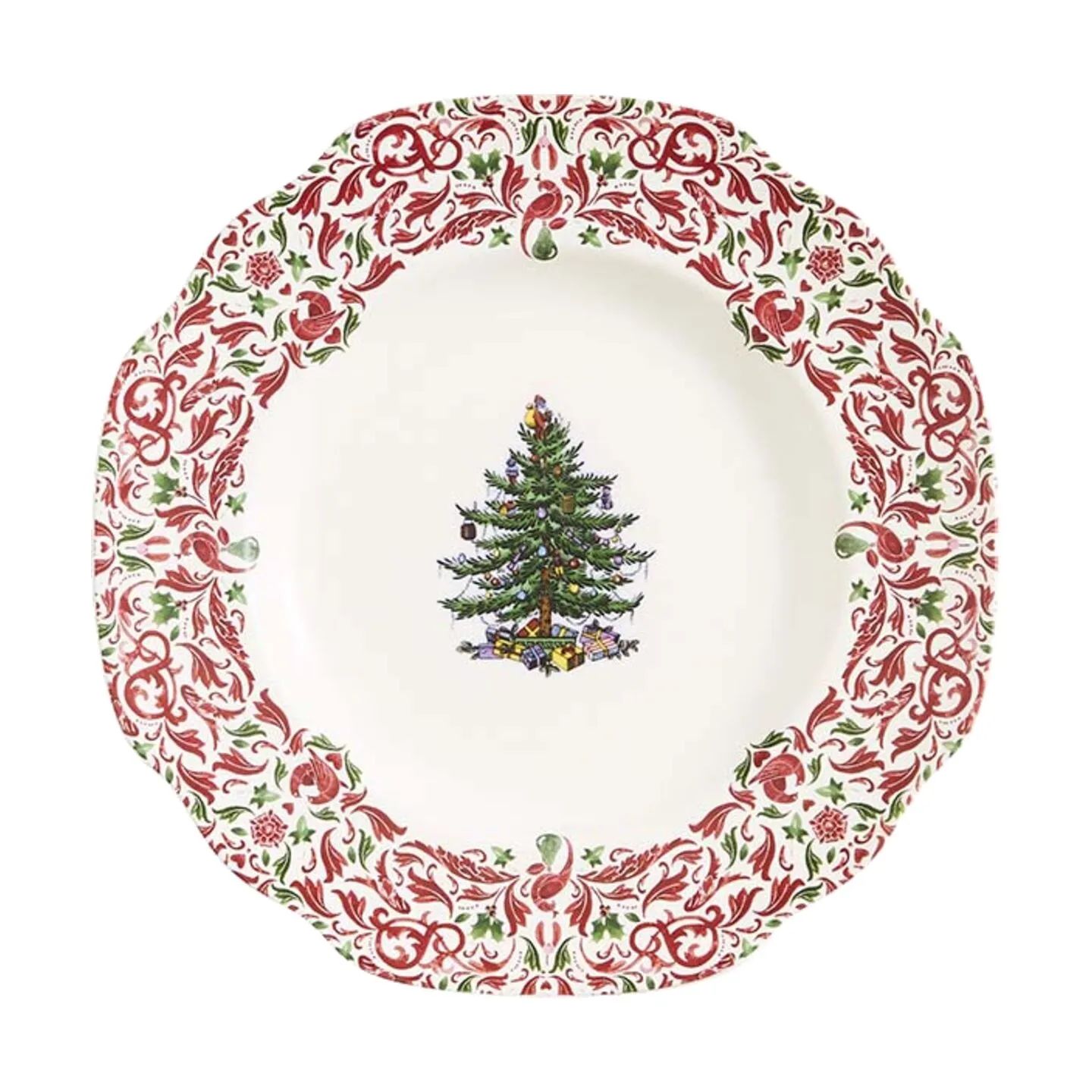 Spode Middagstallerkener Yuletide Tallerken - 4 stk. i 22,2 cm, 3