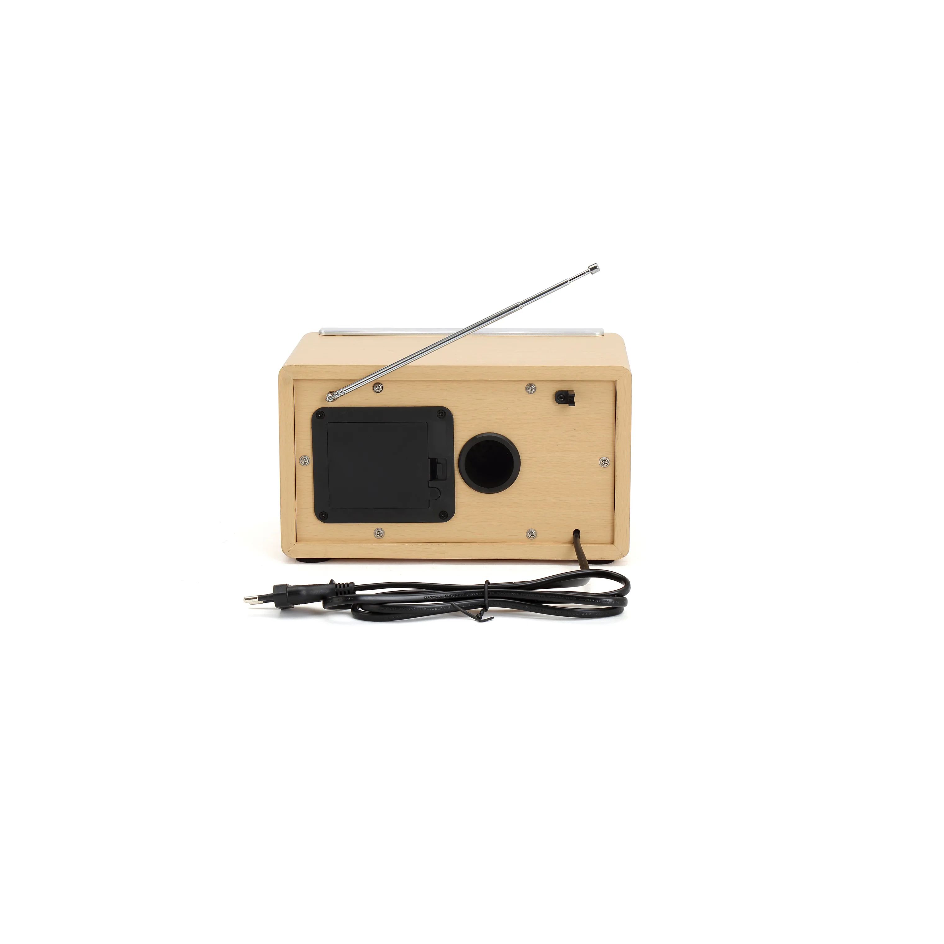 Denver Højtalere Analog Radio i Lyst træ, 4