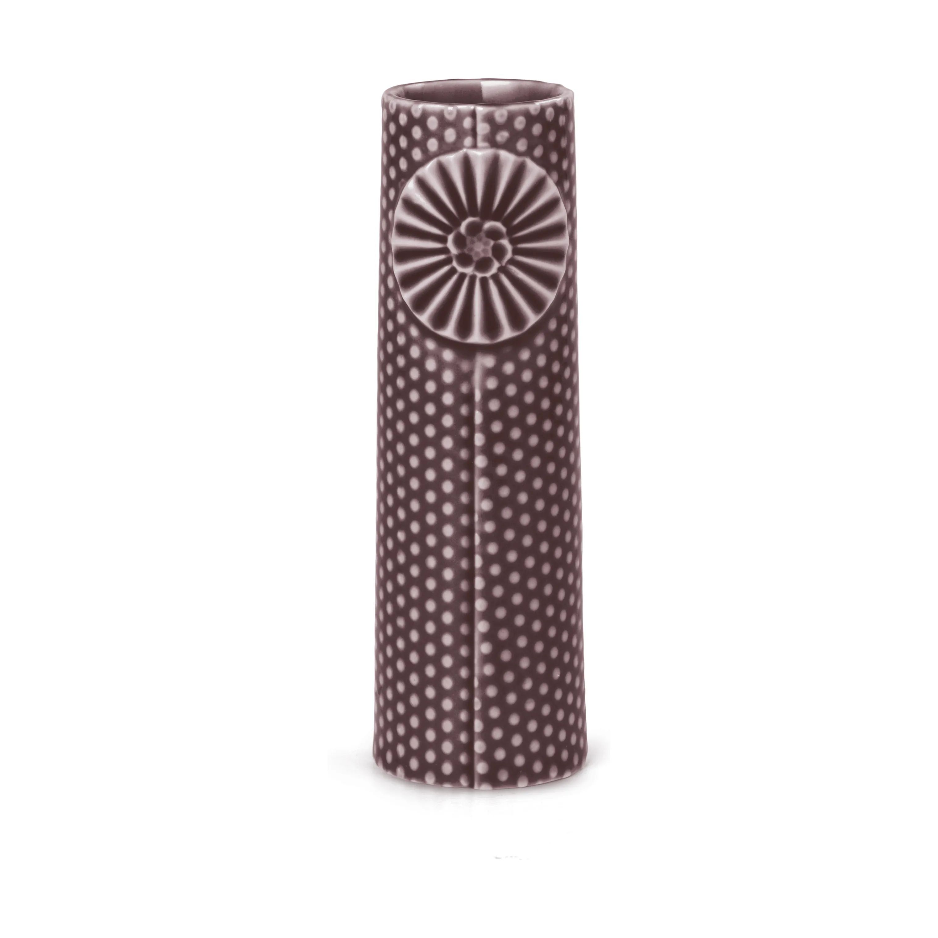 Dottir Vaser Pipanella Dot Vase i Aubergine, 12,5 cm, 1