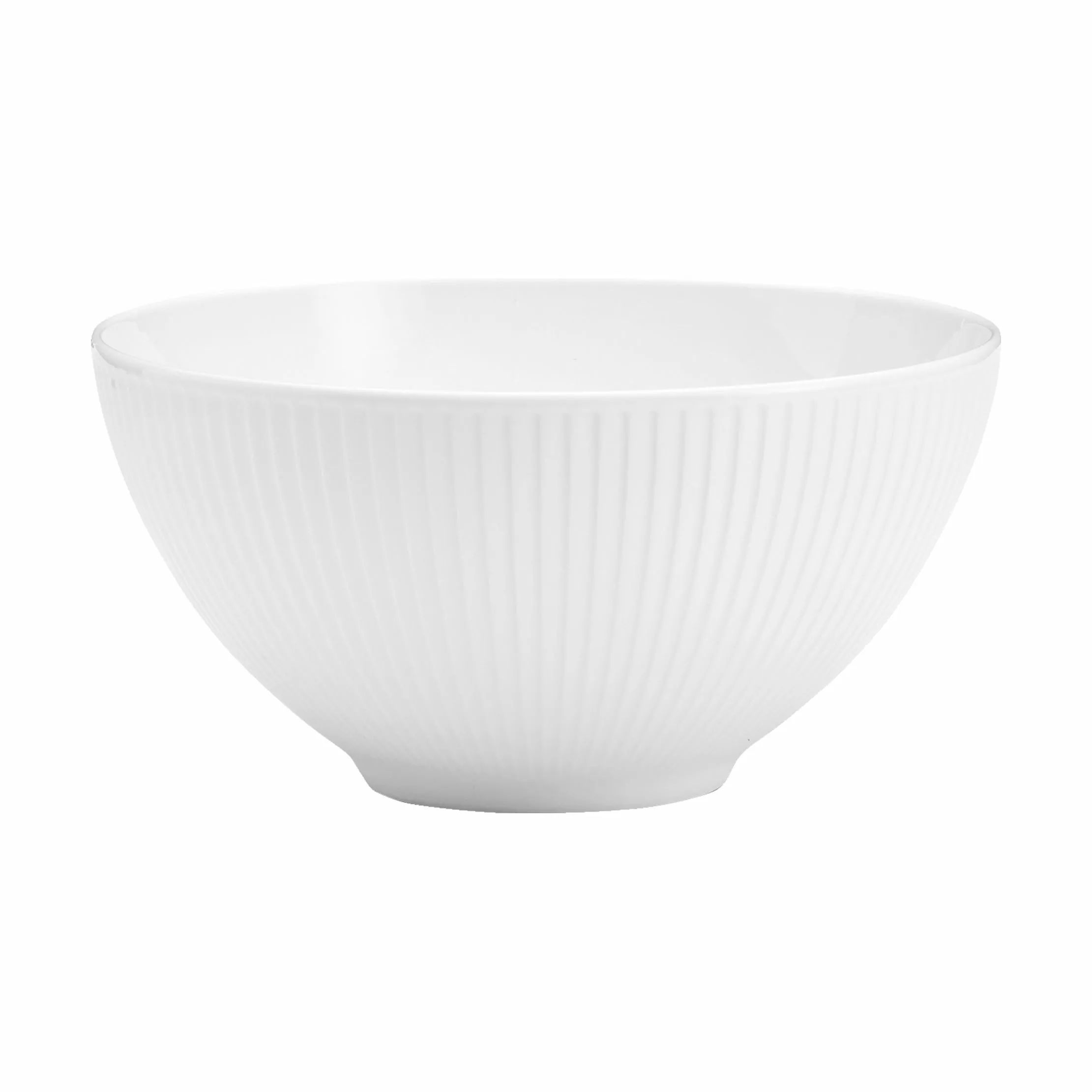 Pillivuyt Serveringsskåle Plissé Skål i Hvid, 20 cm, 1