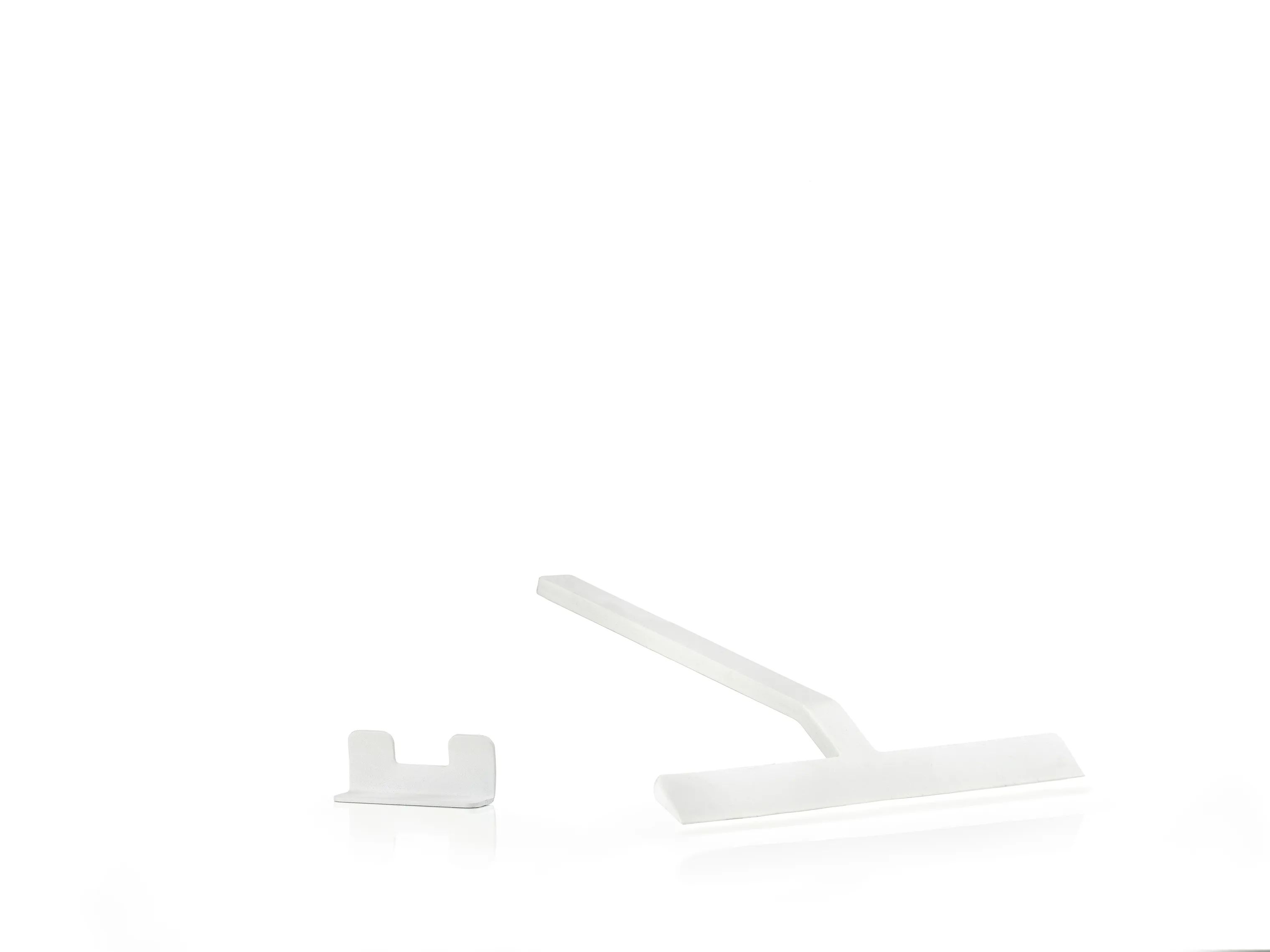 Zone Tilbehør til bad Rim Bruseskraber m. holder i Hvid, 23 cm, 1