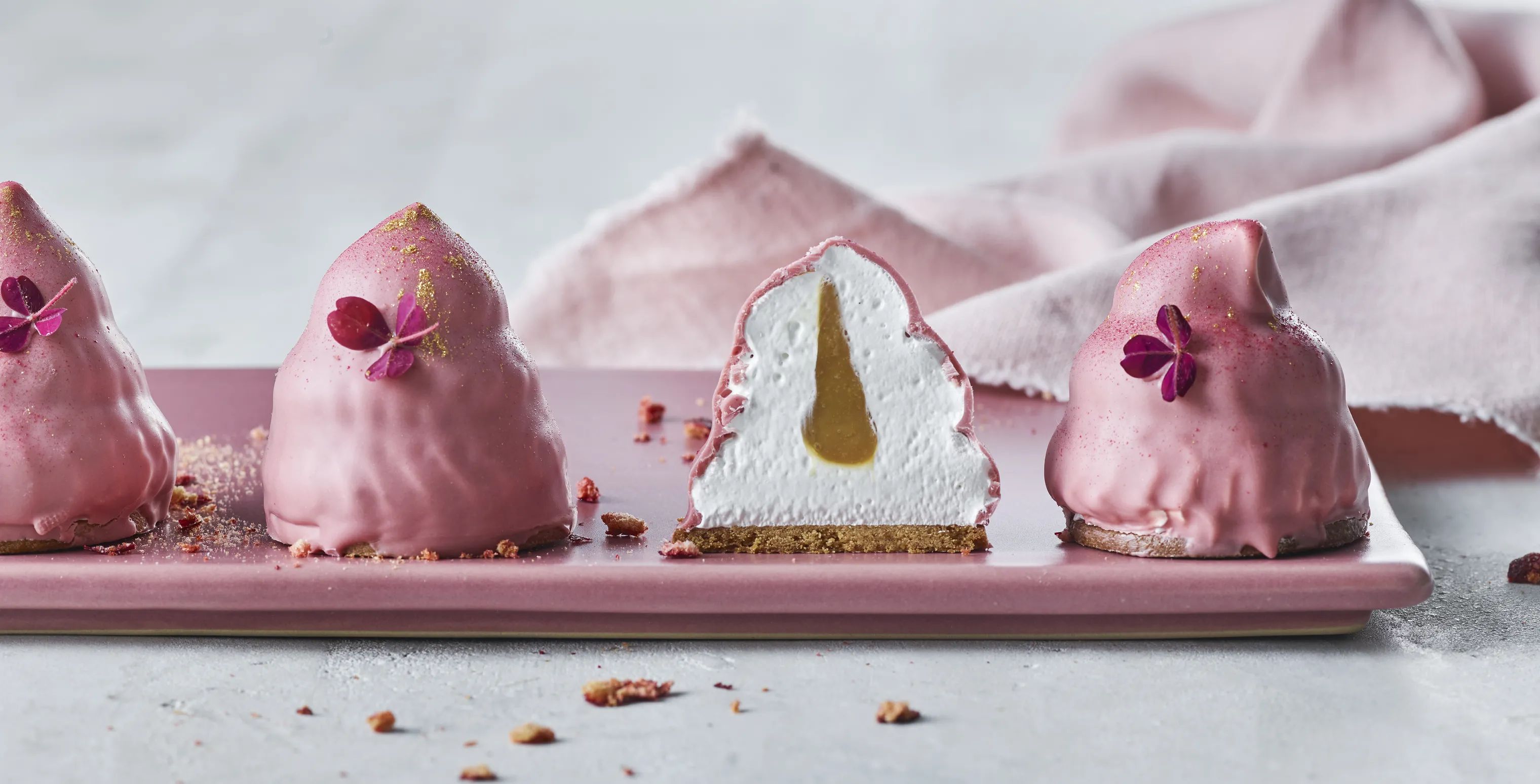 by Ditte Julie Sprøjteposer og tyller Fyldetylle i Rose gold, 2