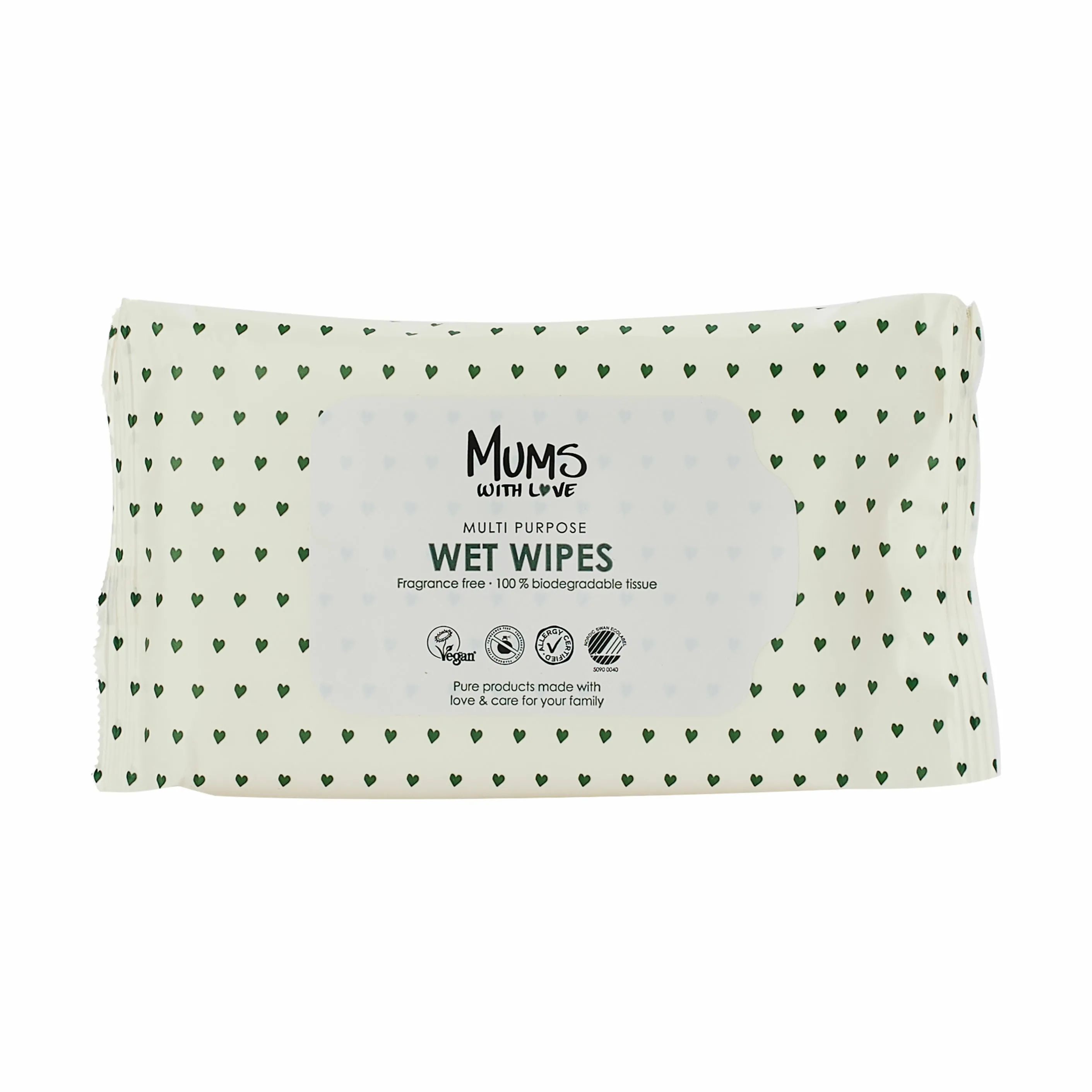 Mums with love Ansigtspleje Wet Wipes - 30 stk. i 30 stk., 1