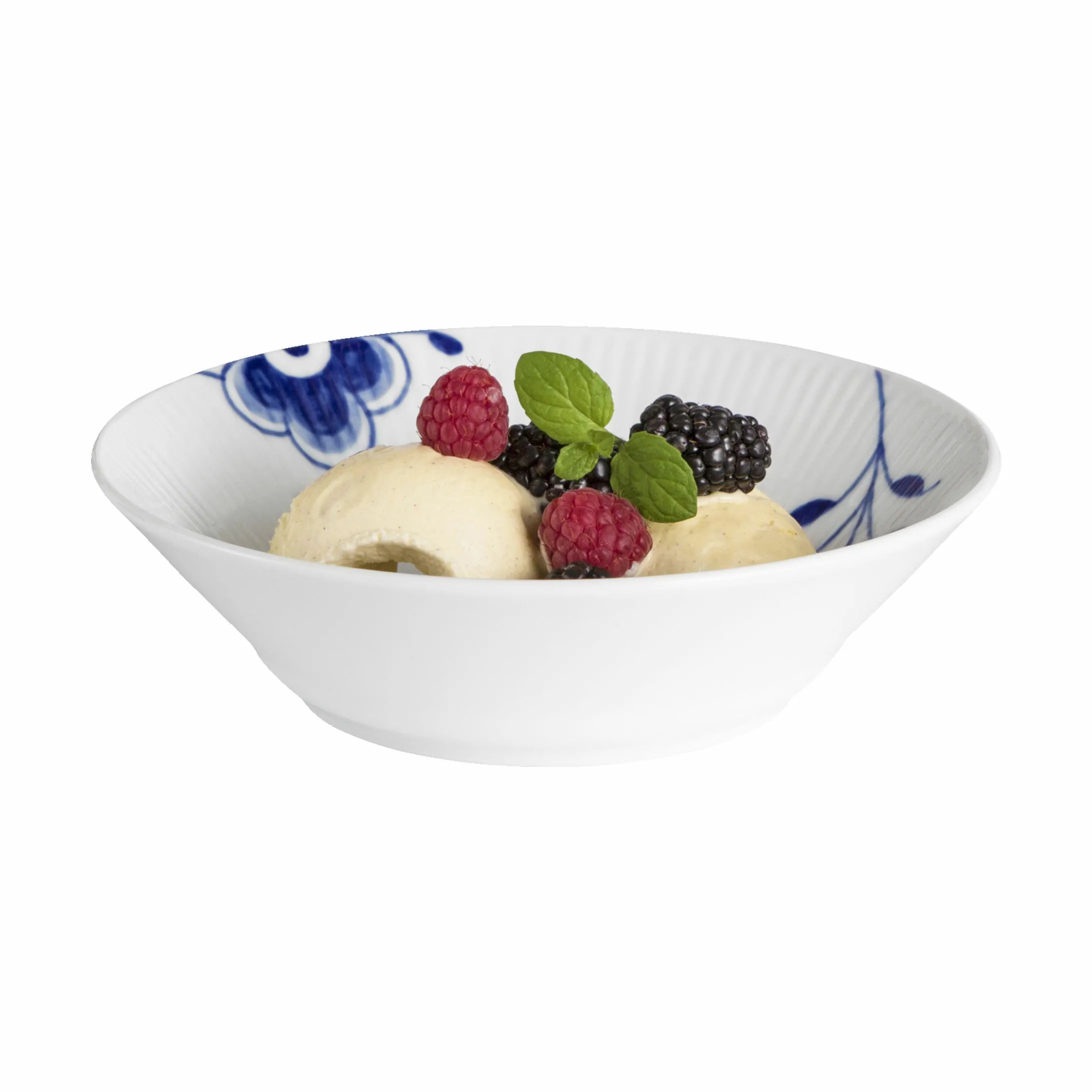 Royal Copenhagen Dybe tallerkener Gifts with History Dybe Tallerkener - 3 stk. i Koboltblå/hvid, 17 cm, 6