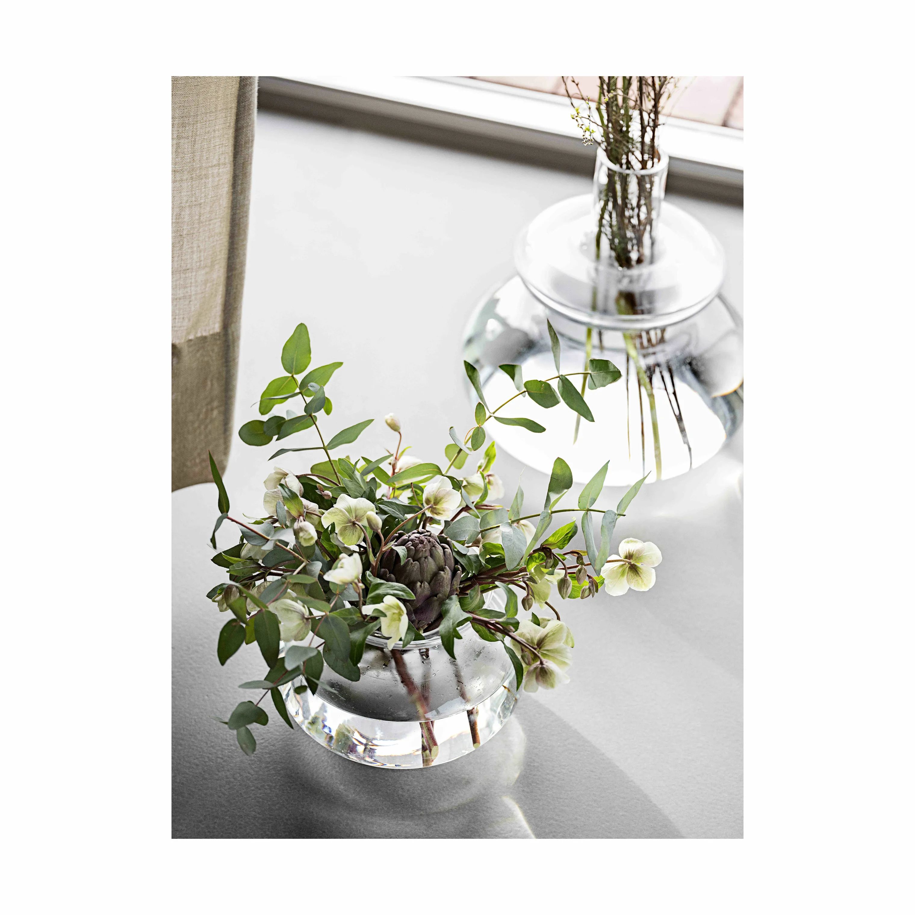 Zone Vaser Inu Vase i Pure clear, 33 cm, 3