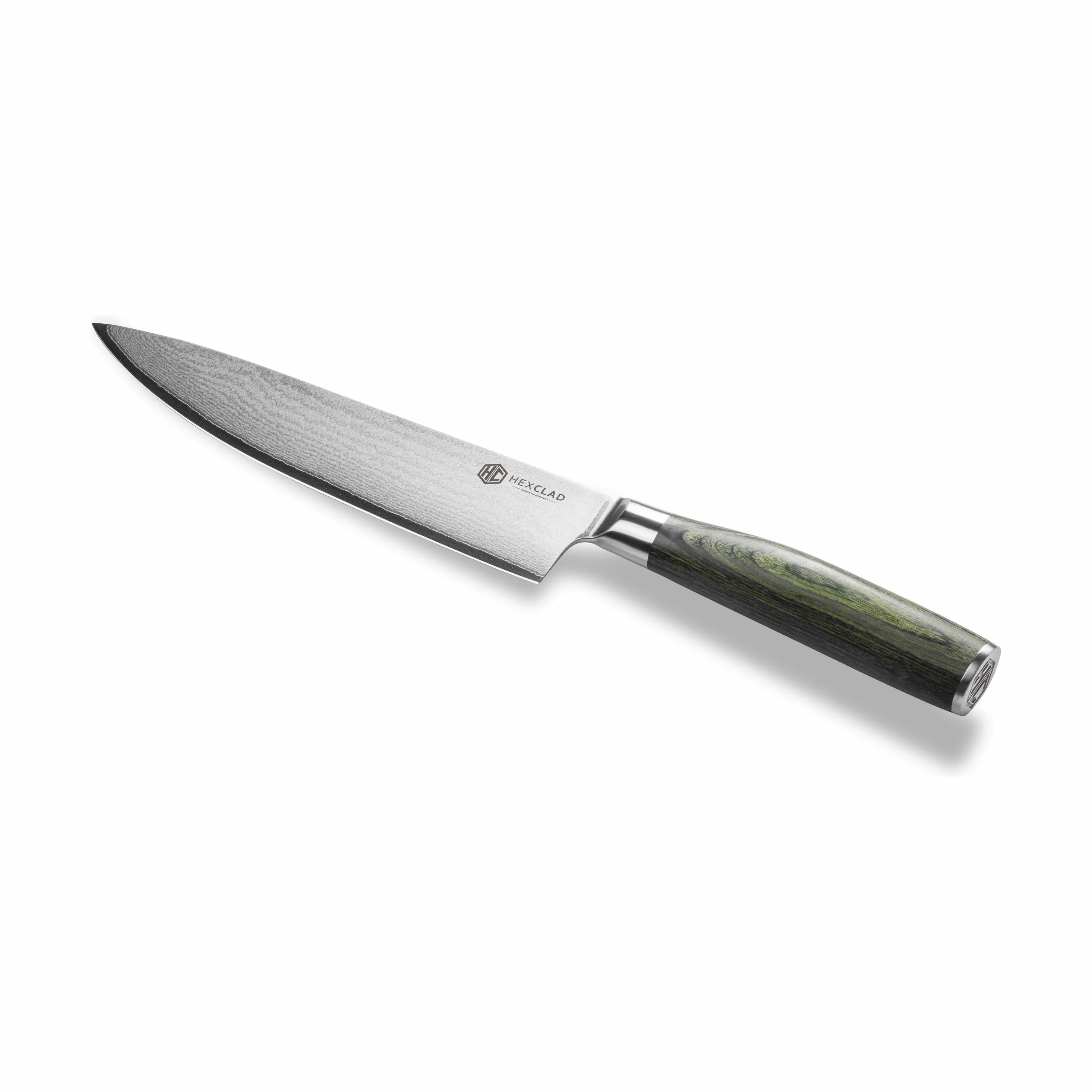 Hexclad Knivsæt Knivsæt - 6 dele i Sølvfarvet/grøn, 9