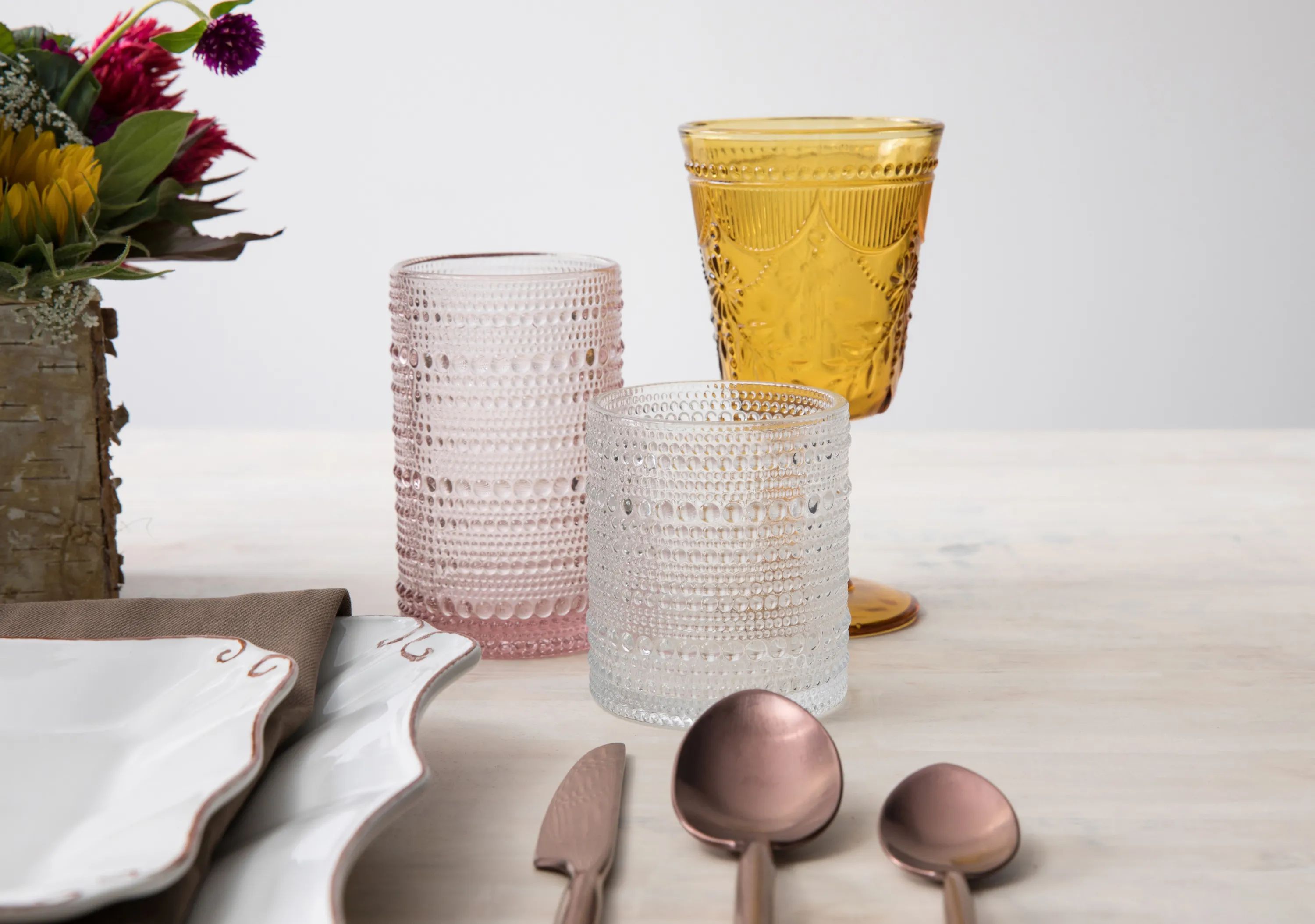 Fortessa Highball glas Jupiter Longdrink Glas - 6 stk. i Lyserød, 2