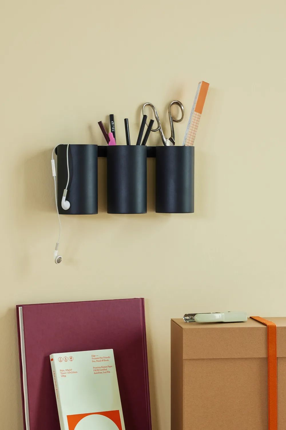 Hübsch Kontorartikler Silo Organiser i Sort, 3