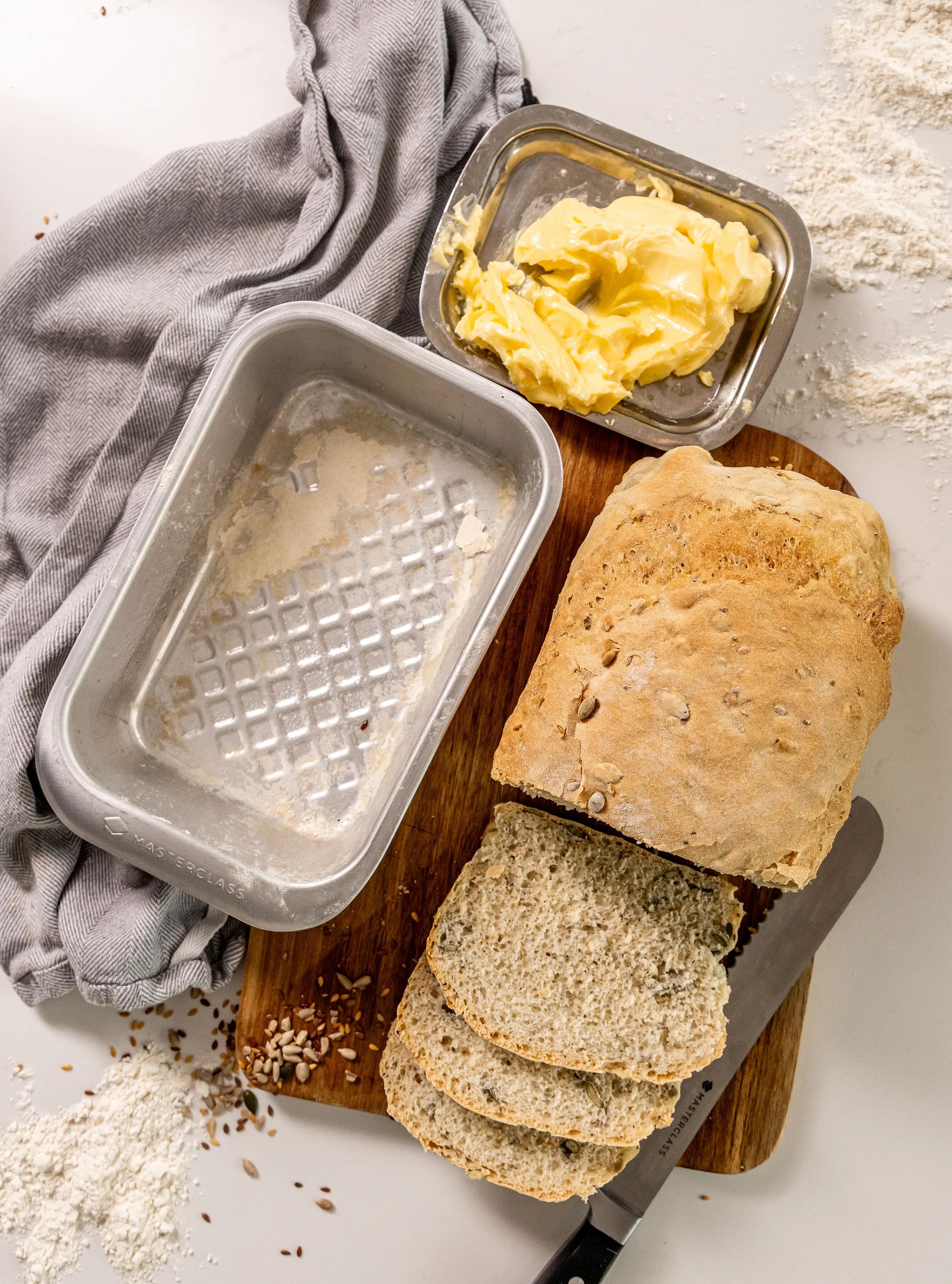 MasterClass Rugbrødsforme og brødforme Gourmet Recycled Brødform i Sølv, 4