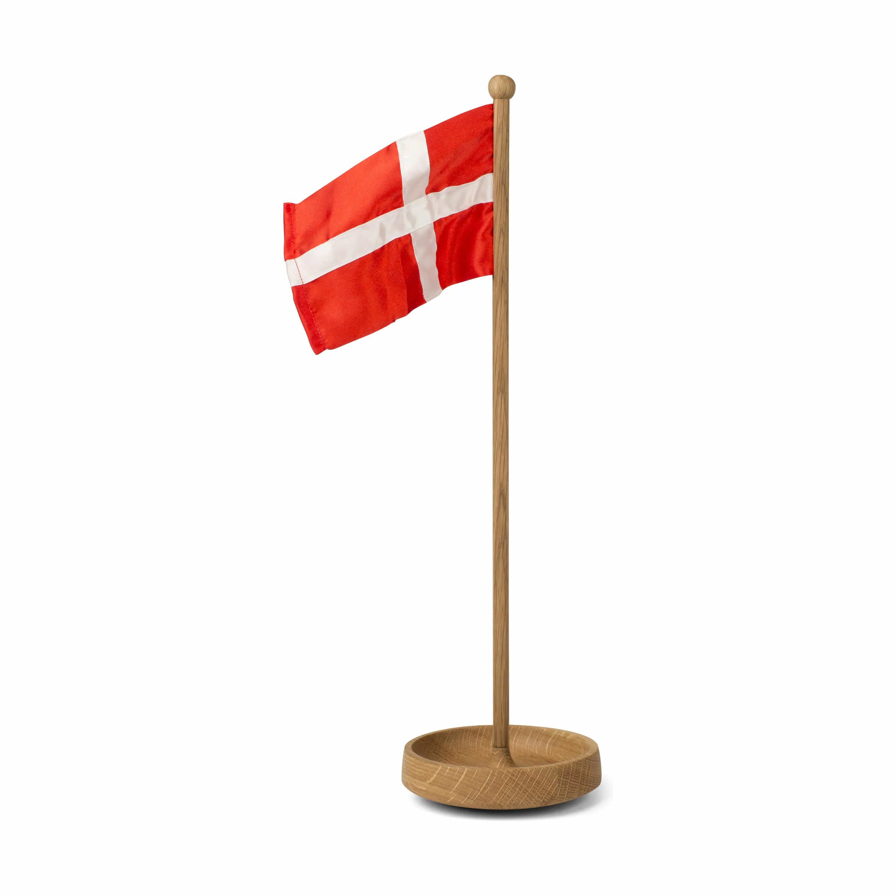 Spring Copenhagen Bordflag Bordflag i Egetræ/rød, 1