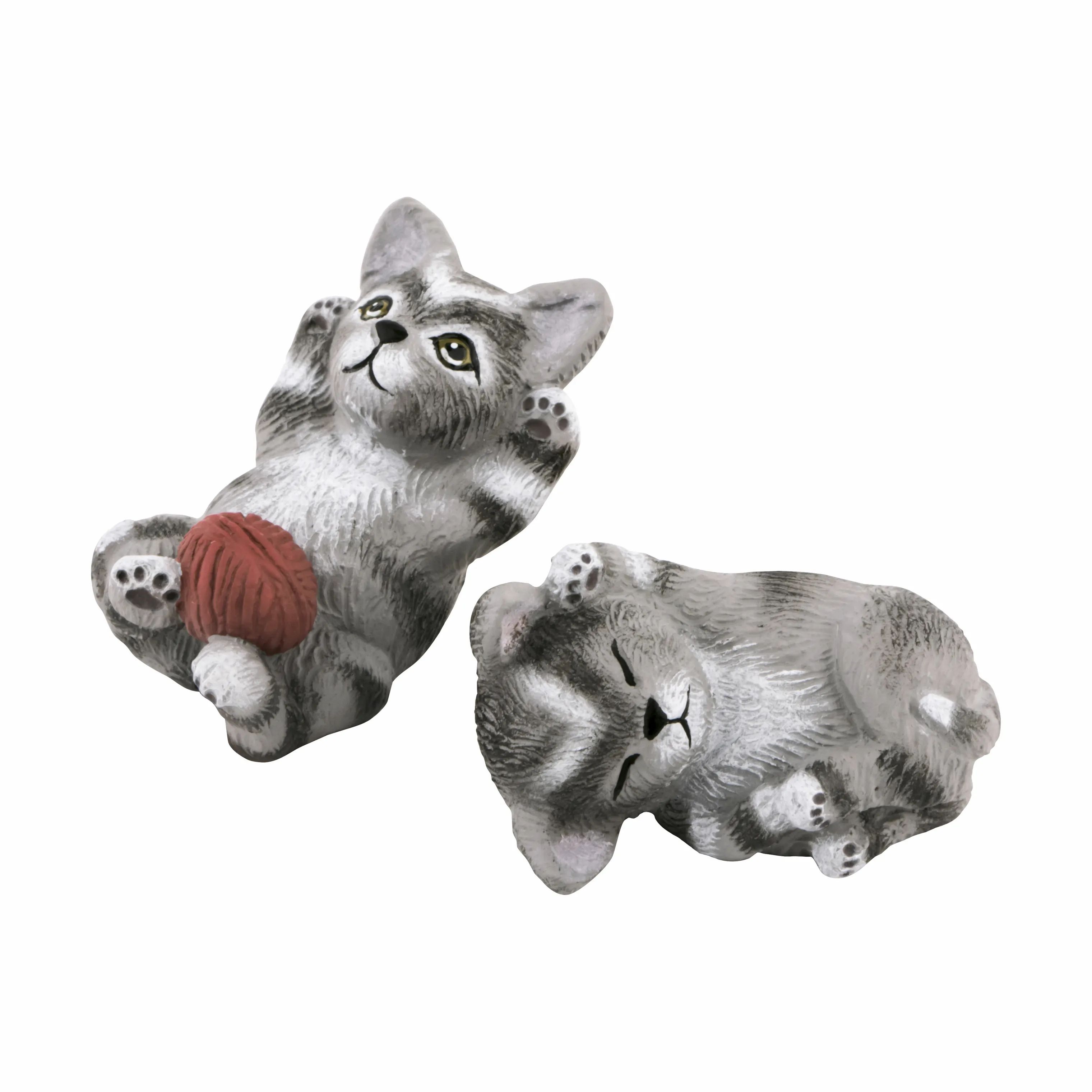 Klarborg Dyrefigurer Kattekillinger - Miv & Nulle i 2 cm, 1