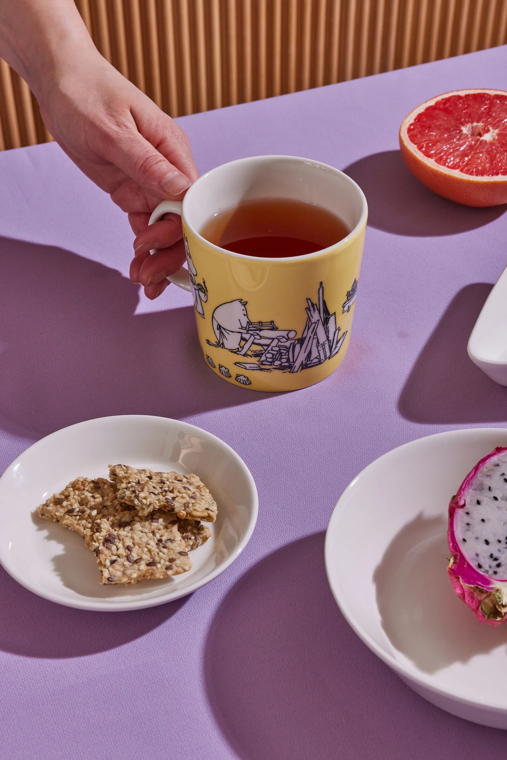 Moomin Arabia Krus og kopper med hank Moomin special Krus i Gul, 2