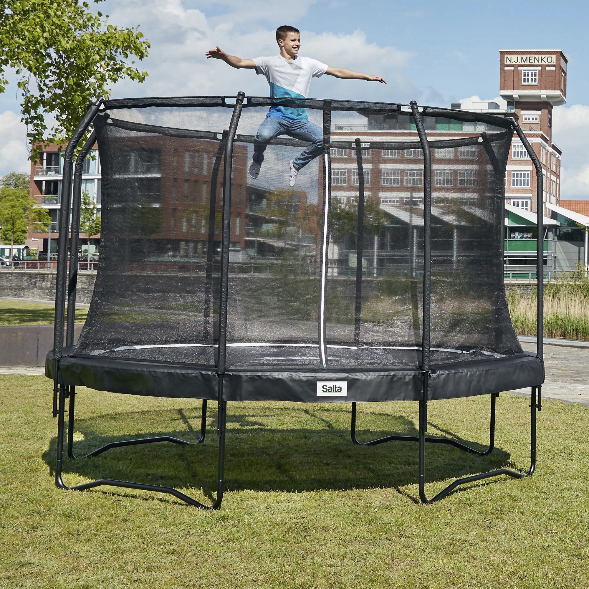 Salta Trampoliner Premium Black Edition i sort, 3