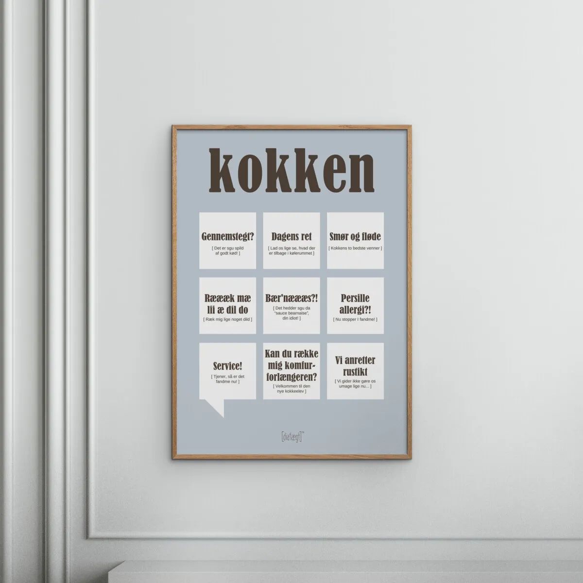 Poster&Frame Plakater Plakat - Kokken i B29,7 x L42 cm, 2