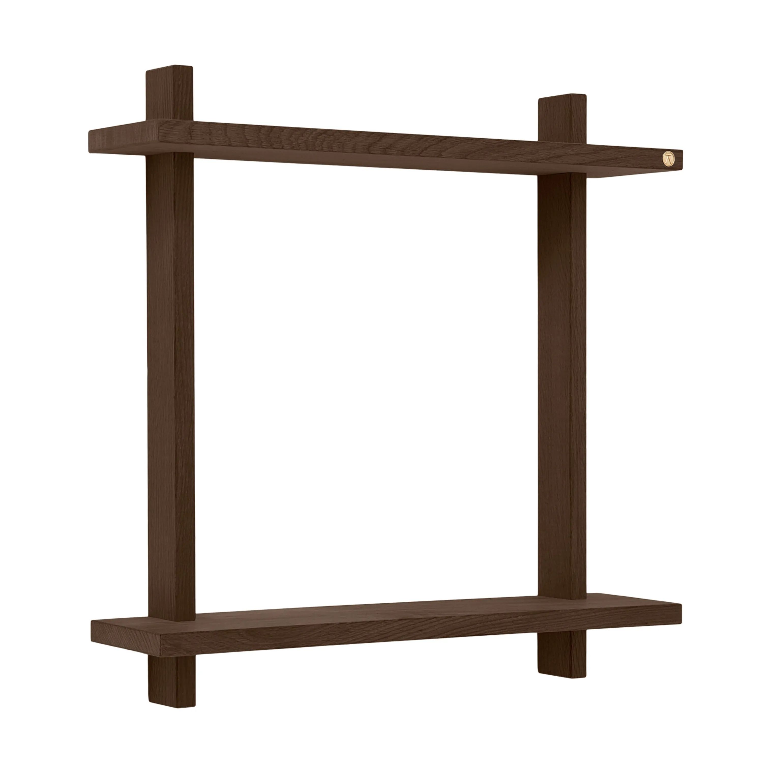 Andersen Furniture Hylder Treat Hylde i Røget eg, H50 x B50 cm, 3