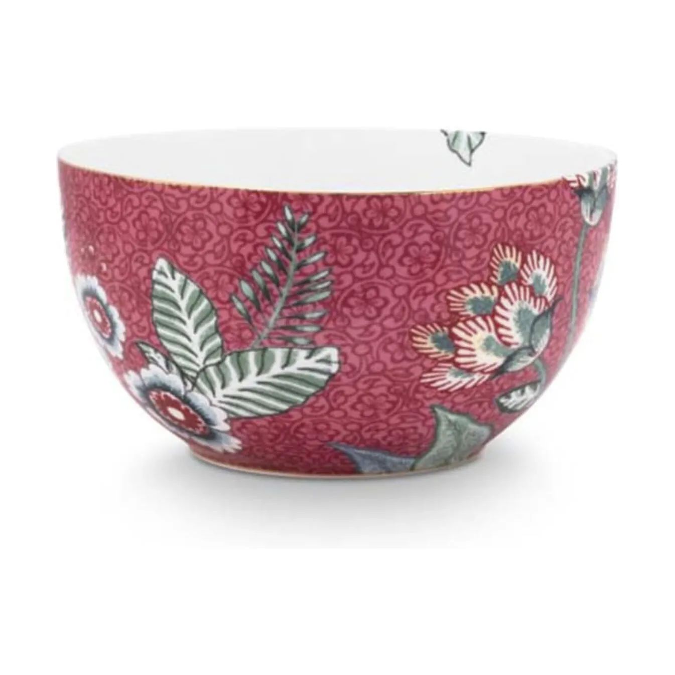 PIP Studio Skåle Flower Festival Skål i Pink, 12 cm, 1