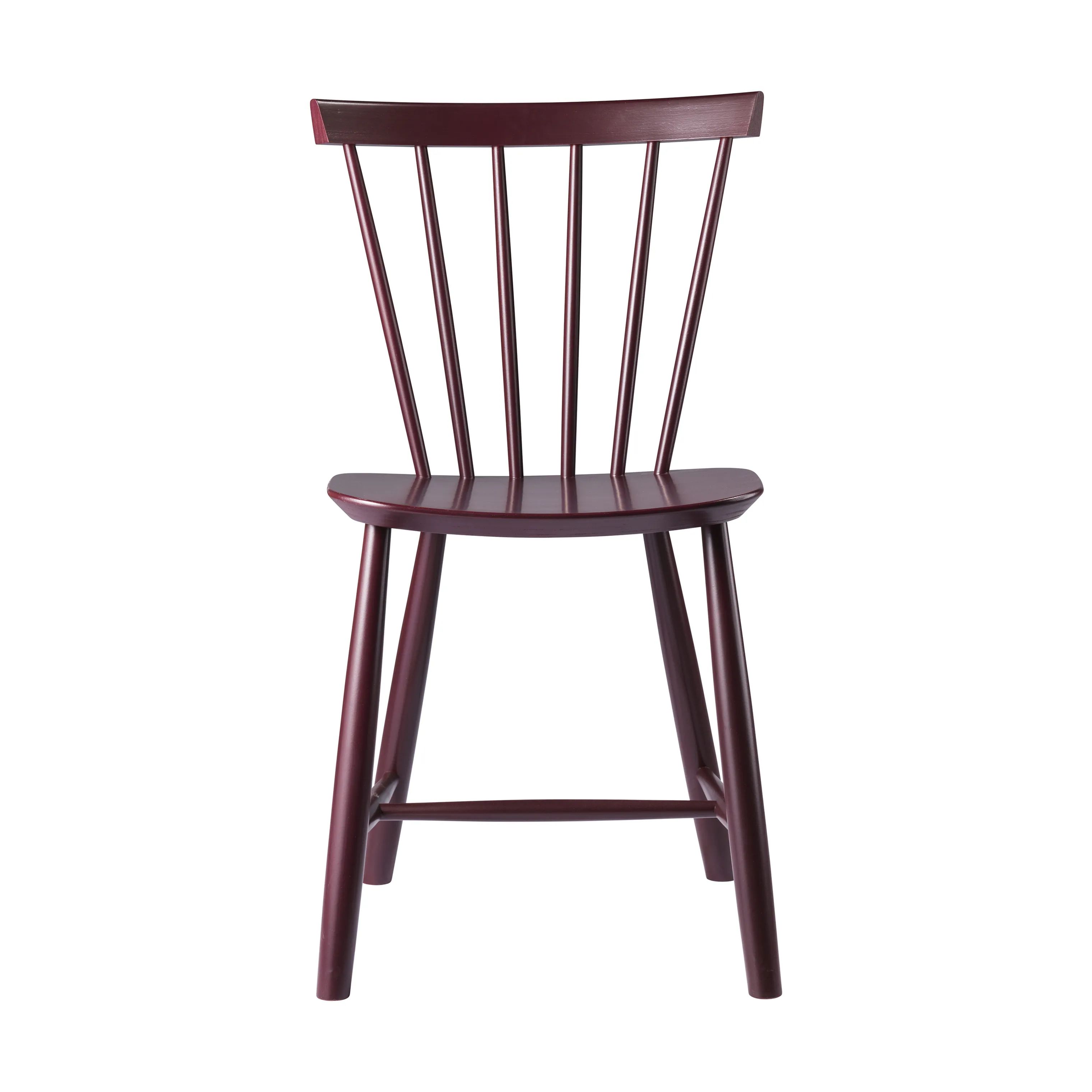 FDB Møbler Spisebordsstole J46 Spisebordsstol i Black Red (RAL 3007), 1