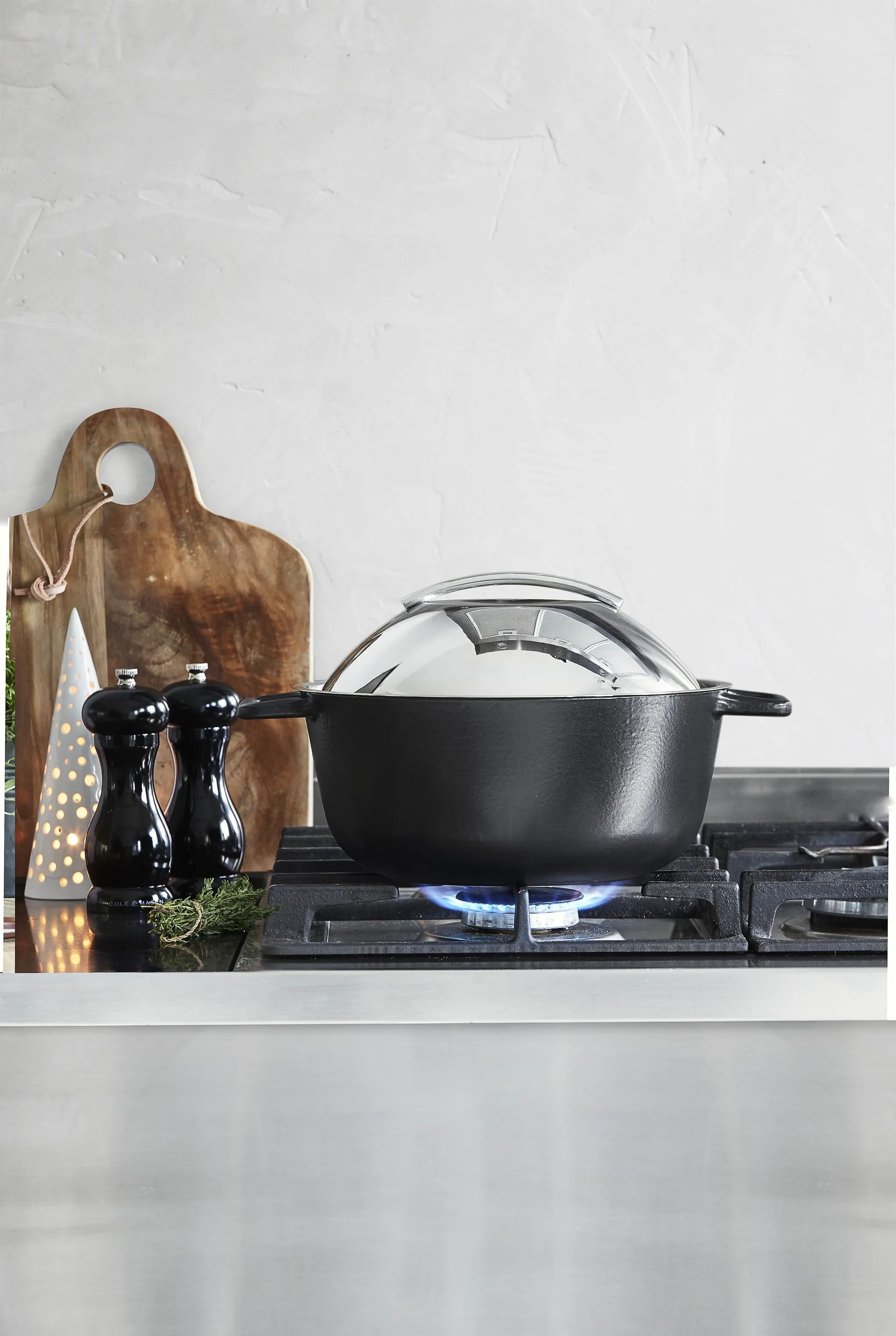 Eva Trio Grydelåg Kuppellåg i 24 cm, 2