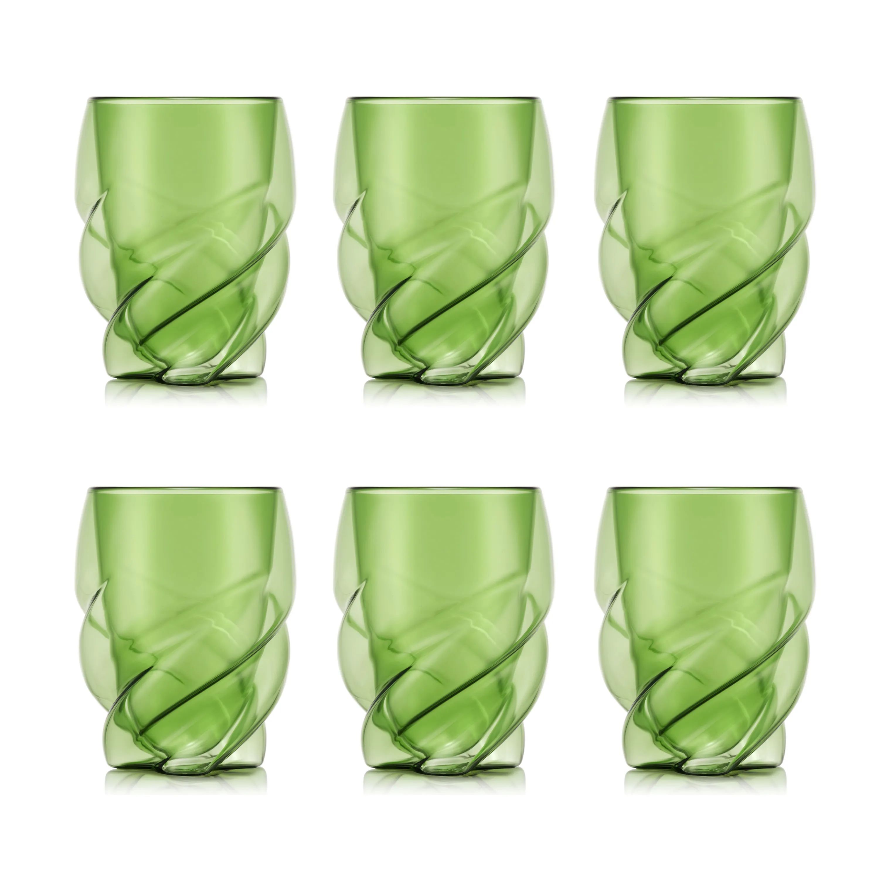 Bodum Vandglas Pavina Paris Vandglas - 6 stk. i Grøn, 1