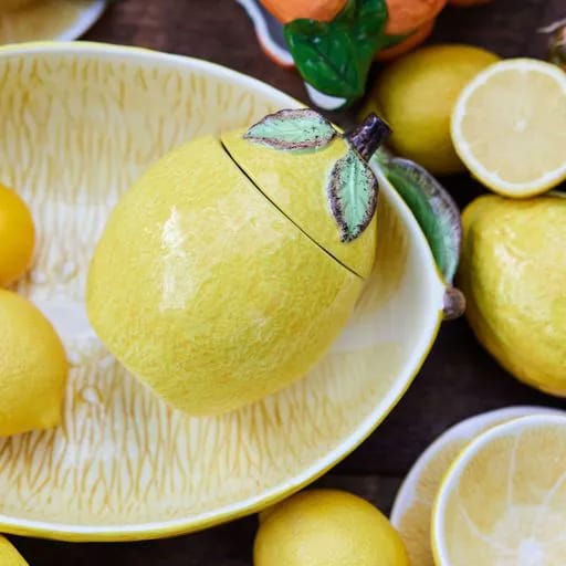 ByOn Skåle Fruity Citron Skål m. låg i Gul, 4