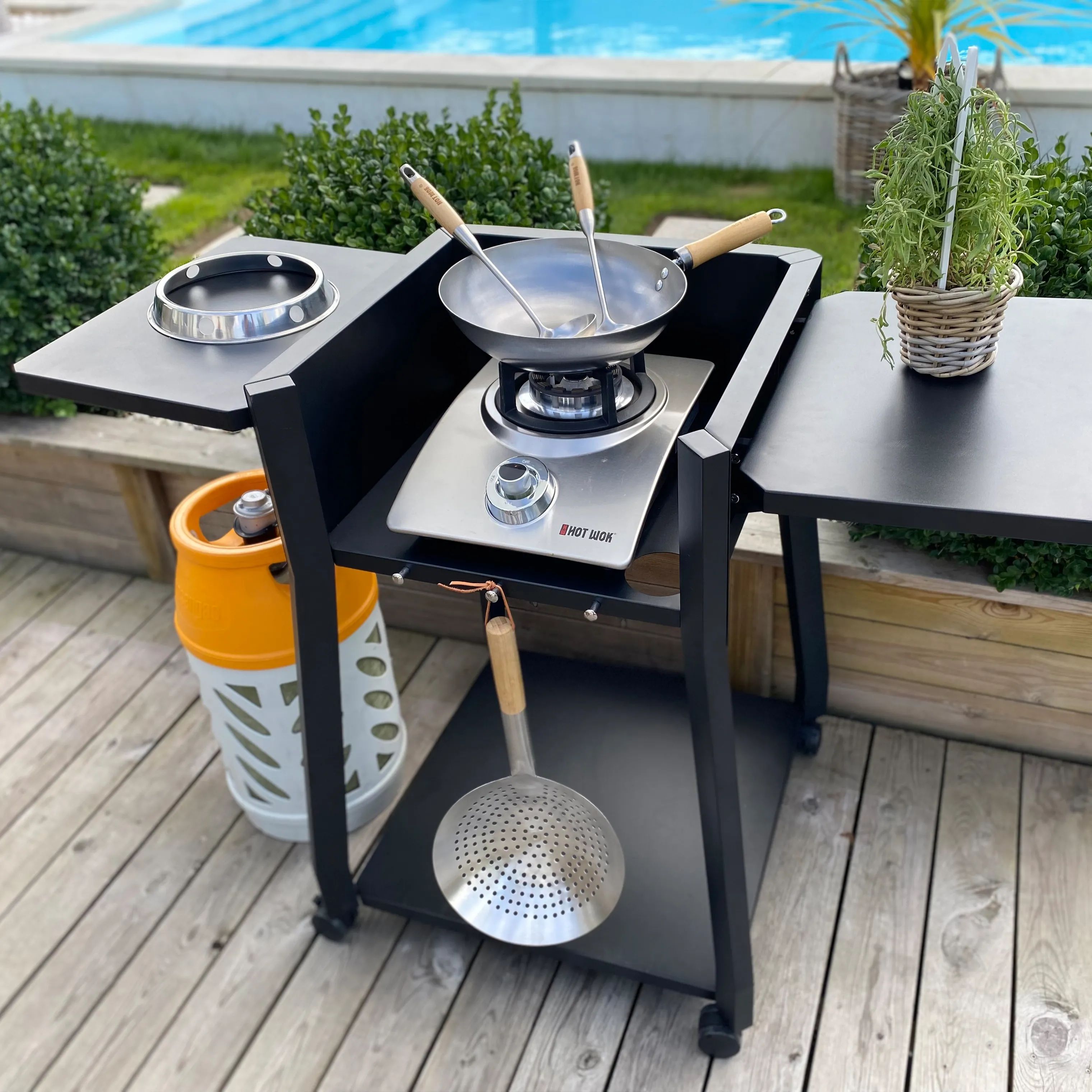 HOT WOK Grillborde HOT WOK Comfort Bord i Sort, 2