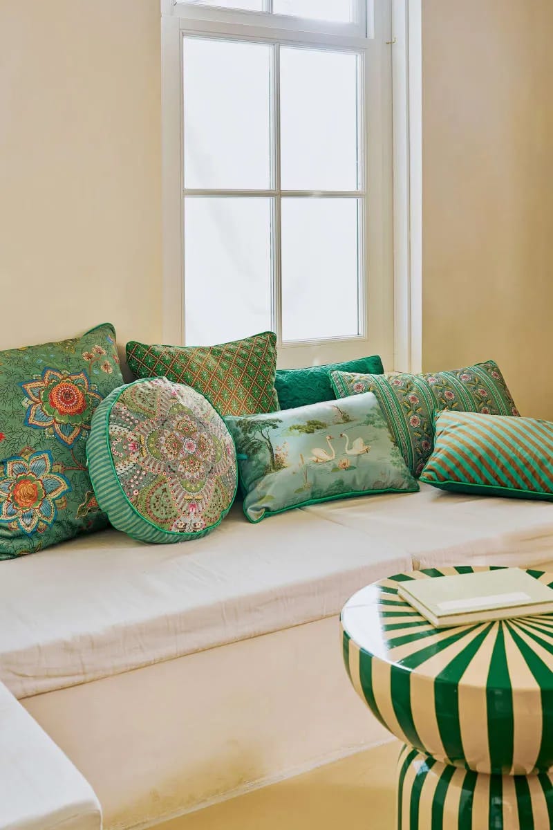 PIP Studio Pyntepuder Pip Studio Home Textiles Alfombra Pyntepude i Green, 2