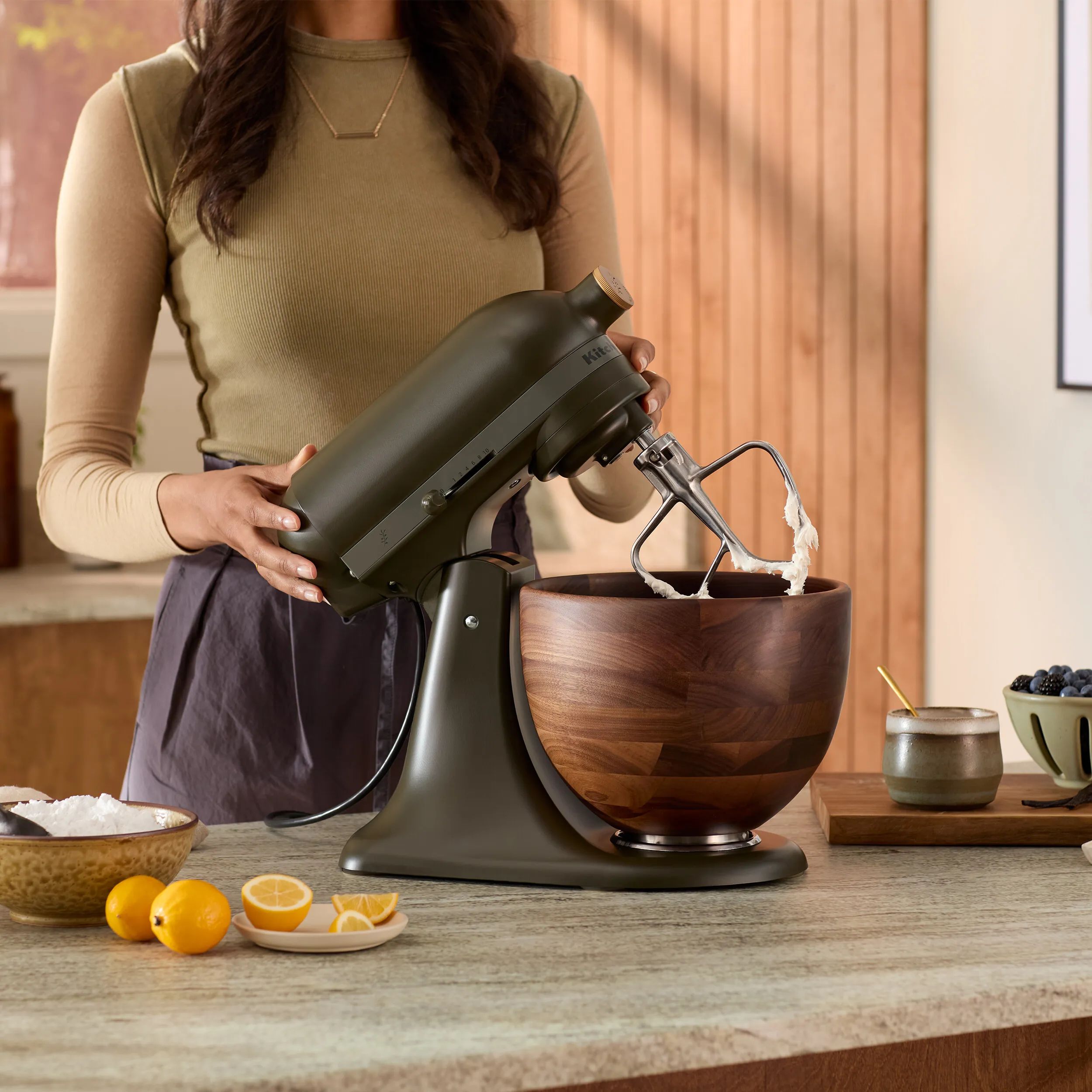 KitchenAid Røremaskiner Artisan Røremaskine 5KSM180WSEEG i Evergreen, 5