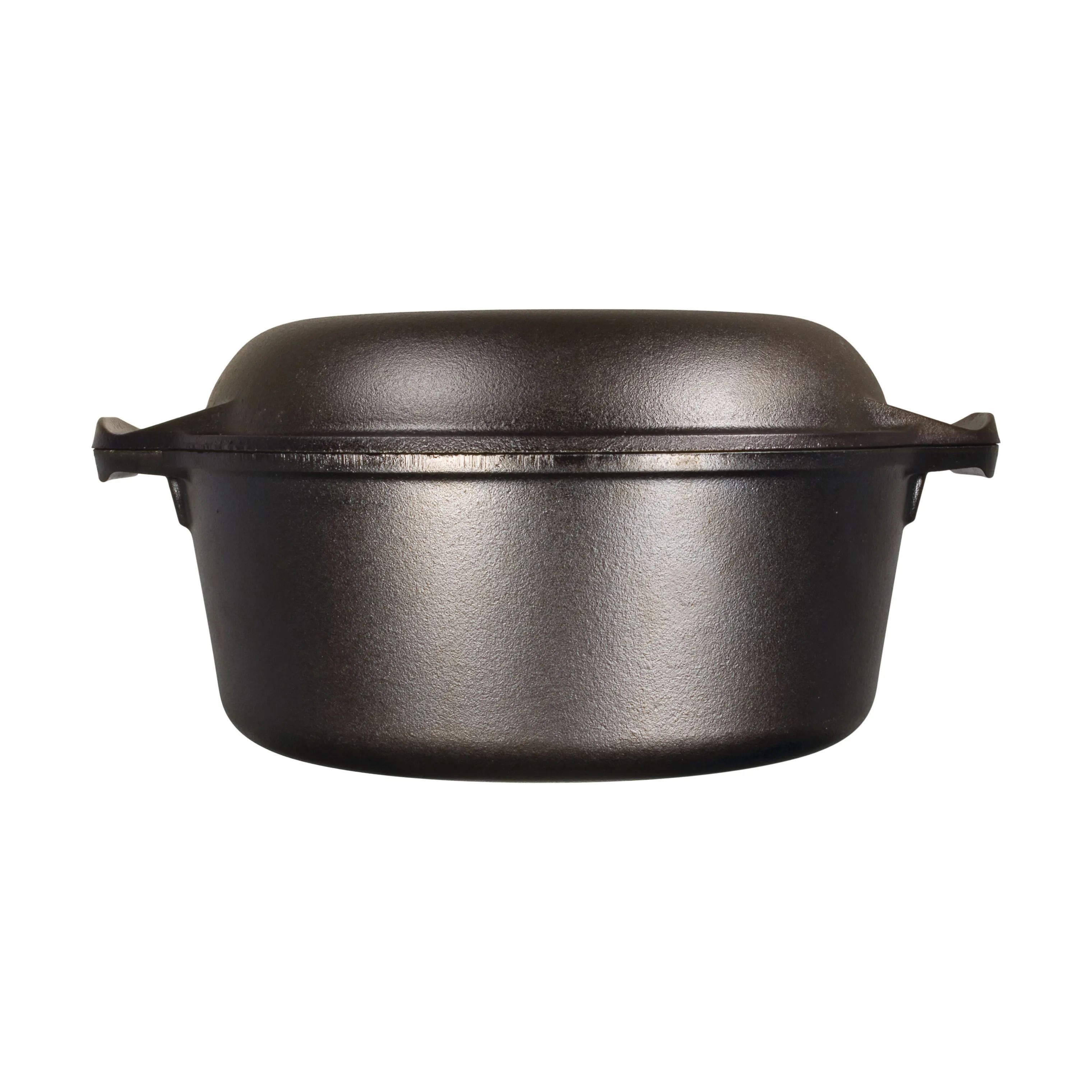 Lodge Cast Iron Gryder Classic 2i1 Stegegryde i Sort, 1