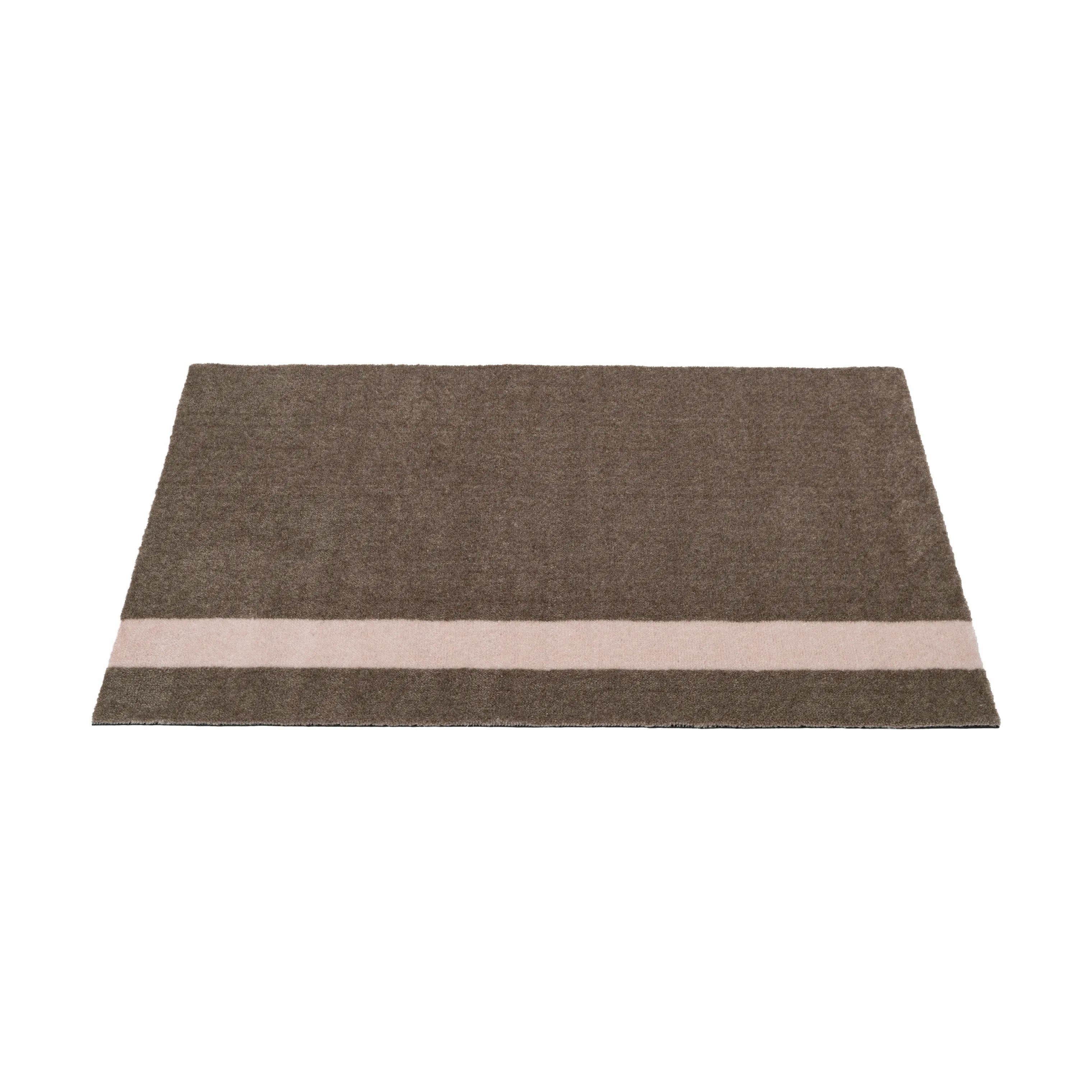 Tica Copenhagen Dørmåtter Stripes Vertikal Gulvmåtte i sand/rosa, B60 x L90 cm, 1