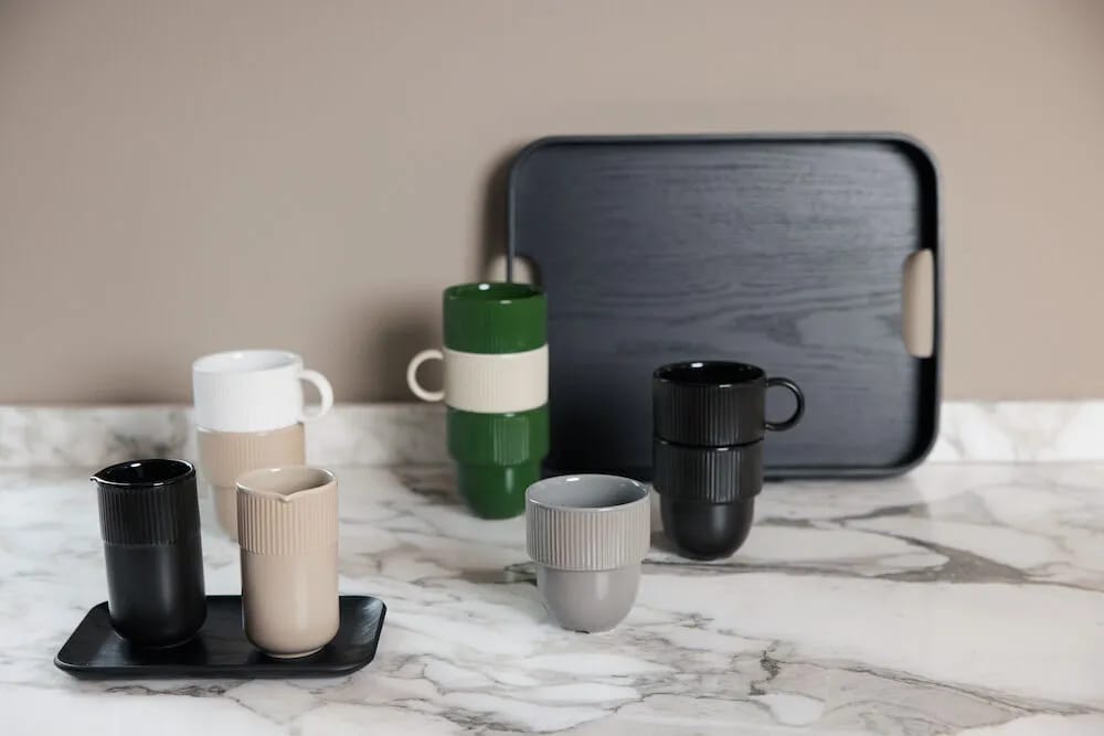 Sagaform Bakker Hanna Serveringsbakke i Sort, 3