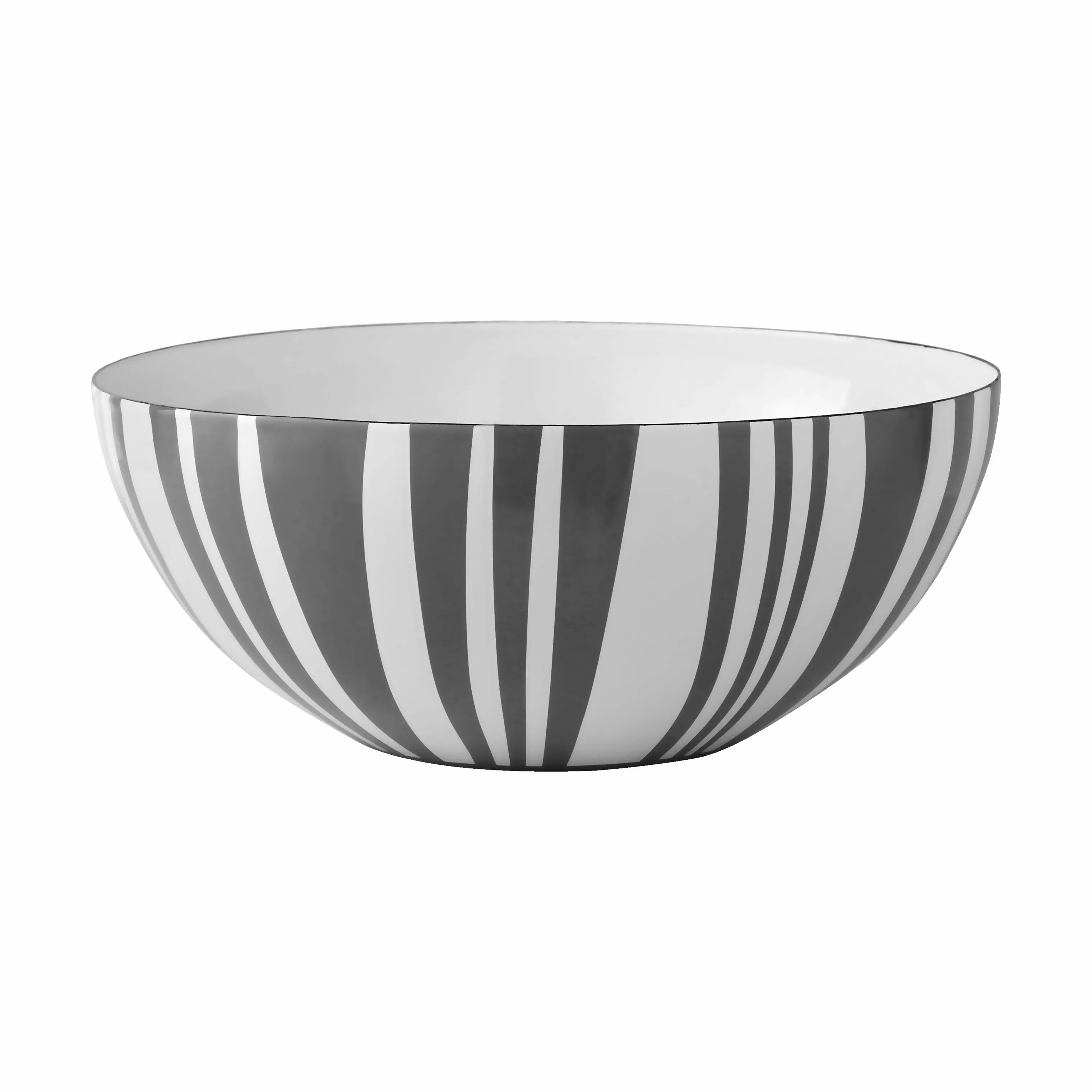 Cathrineholm Serveringsskåle Stripes Skål i Grå, 30 cm, 1