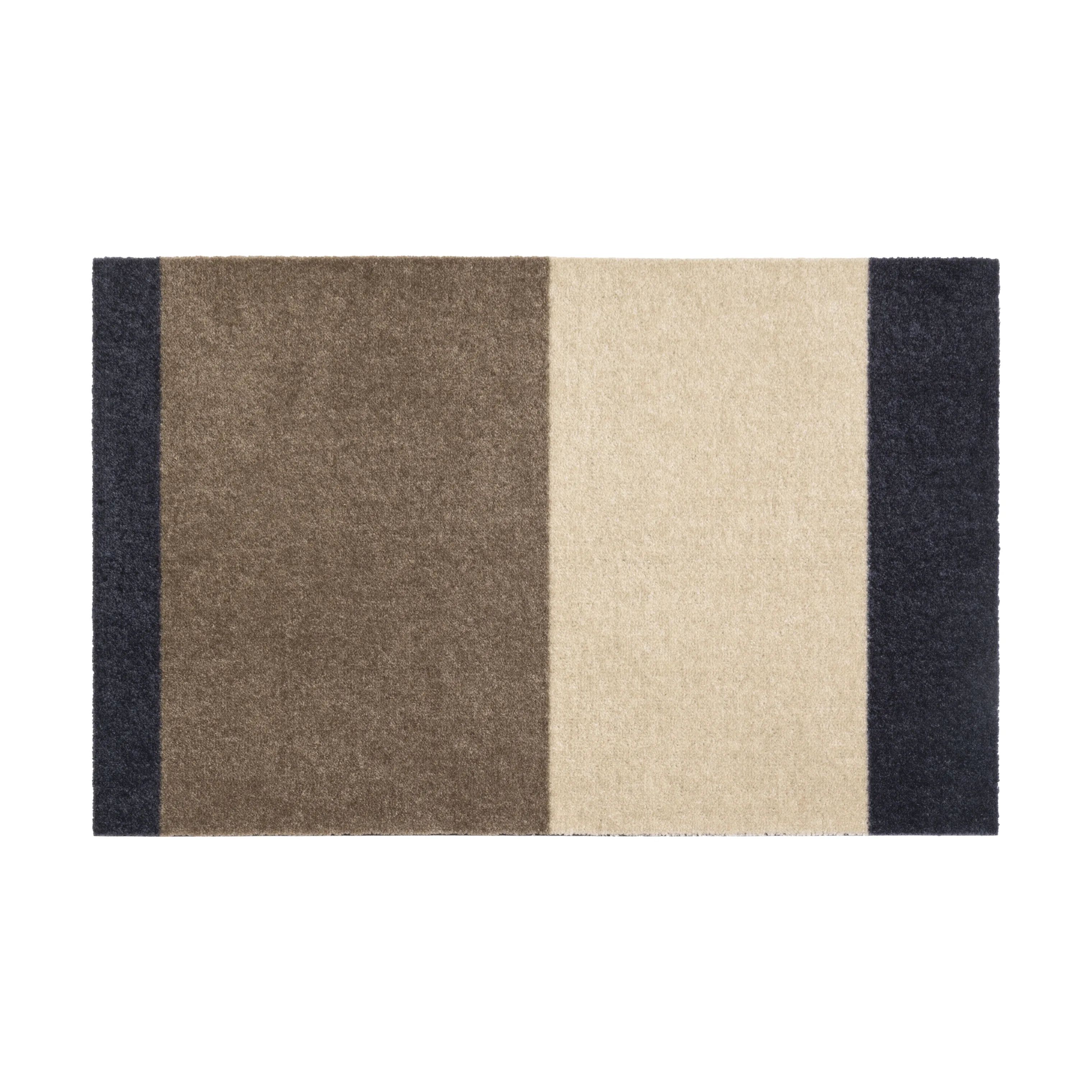 Tica Copenhagen Dørmåtter Stripes Dørmåtte i Beige, B90 x L60 cm, 1