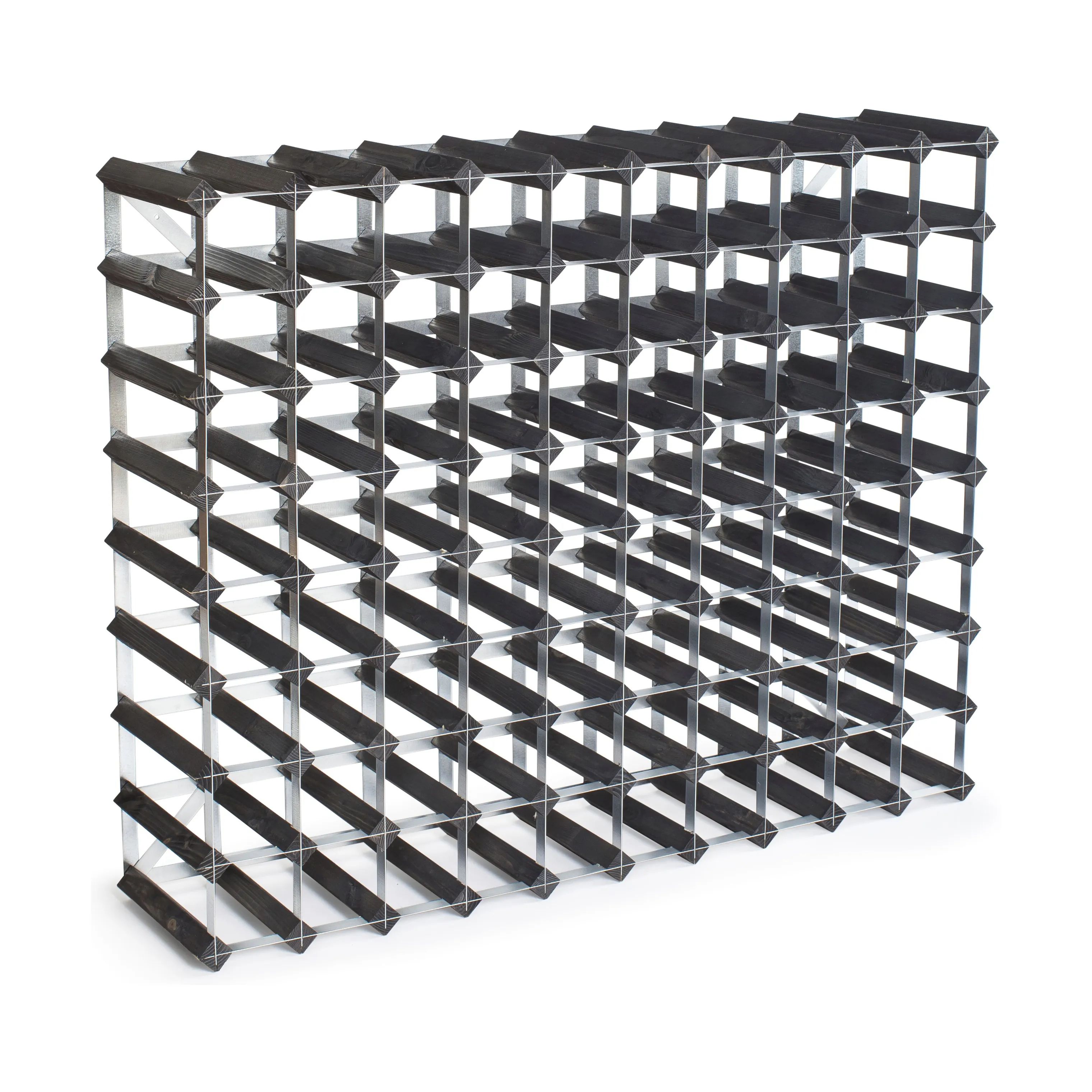 Traditional Wine Racks Vinreoler Vinreol i Sort ask, 90 flasker, 1