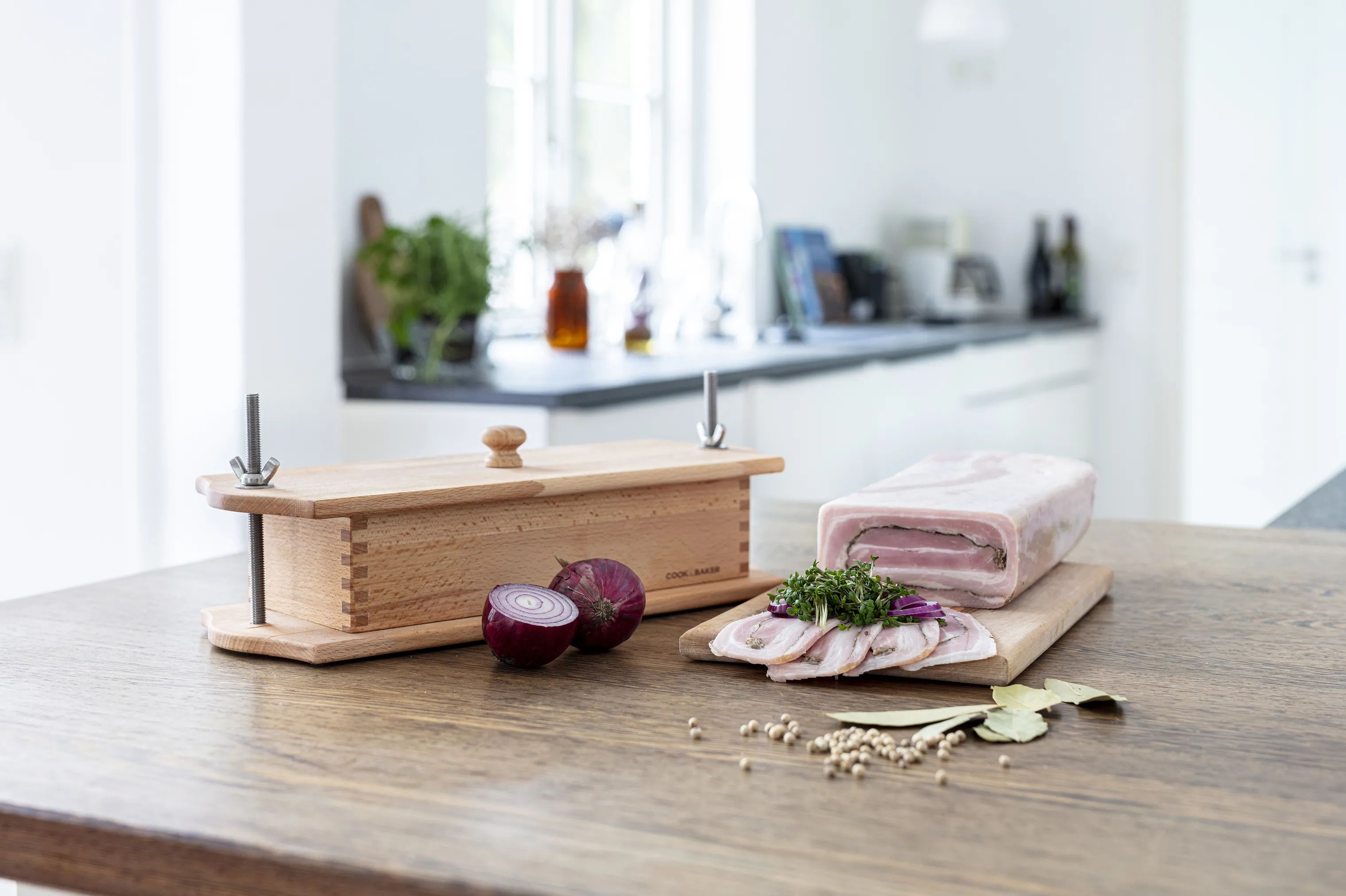 Cook & Baker Øvrigt køkkengrej Rullepølsepresser i Træ, 3
