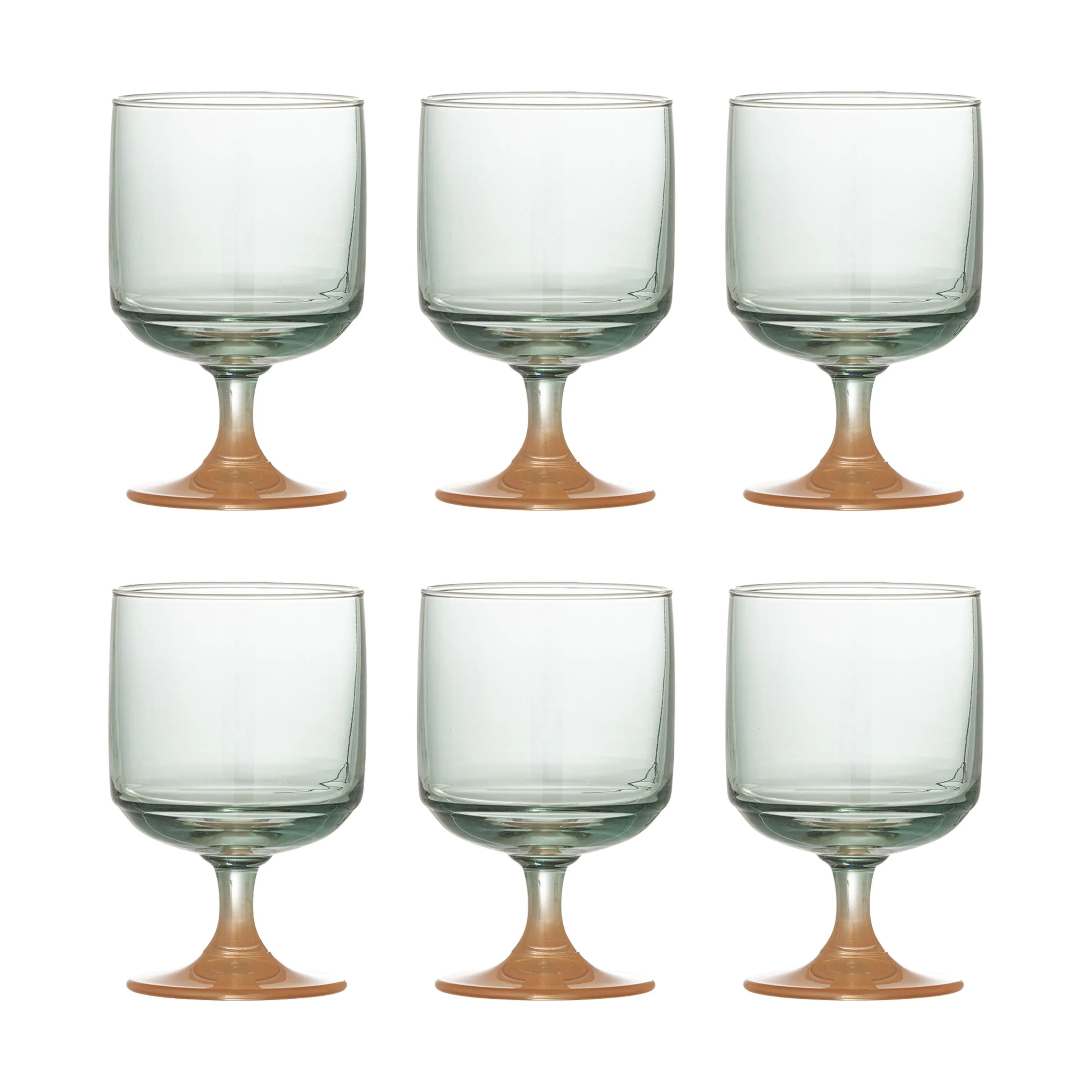 Bloomingville Vandglas Signe Drikkeglas - 6 stk. i Multifarvet, 1