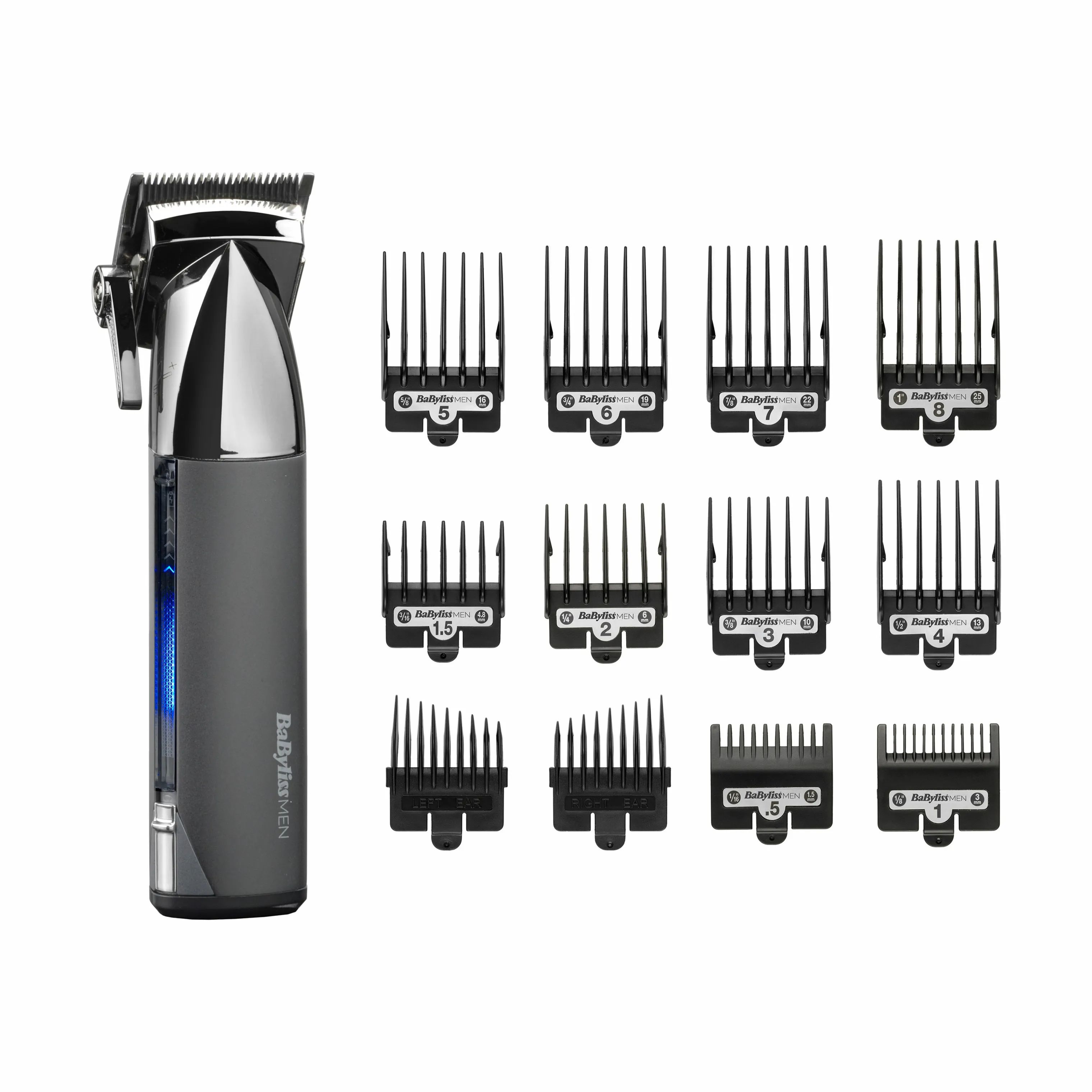 BaByliss Hårtrimmere Super x Metal Hårklipper i Chrome, 4