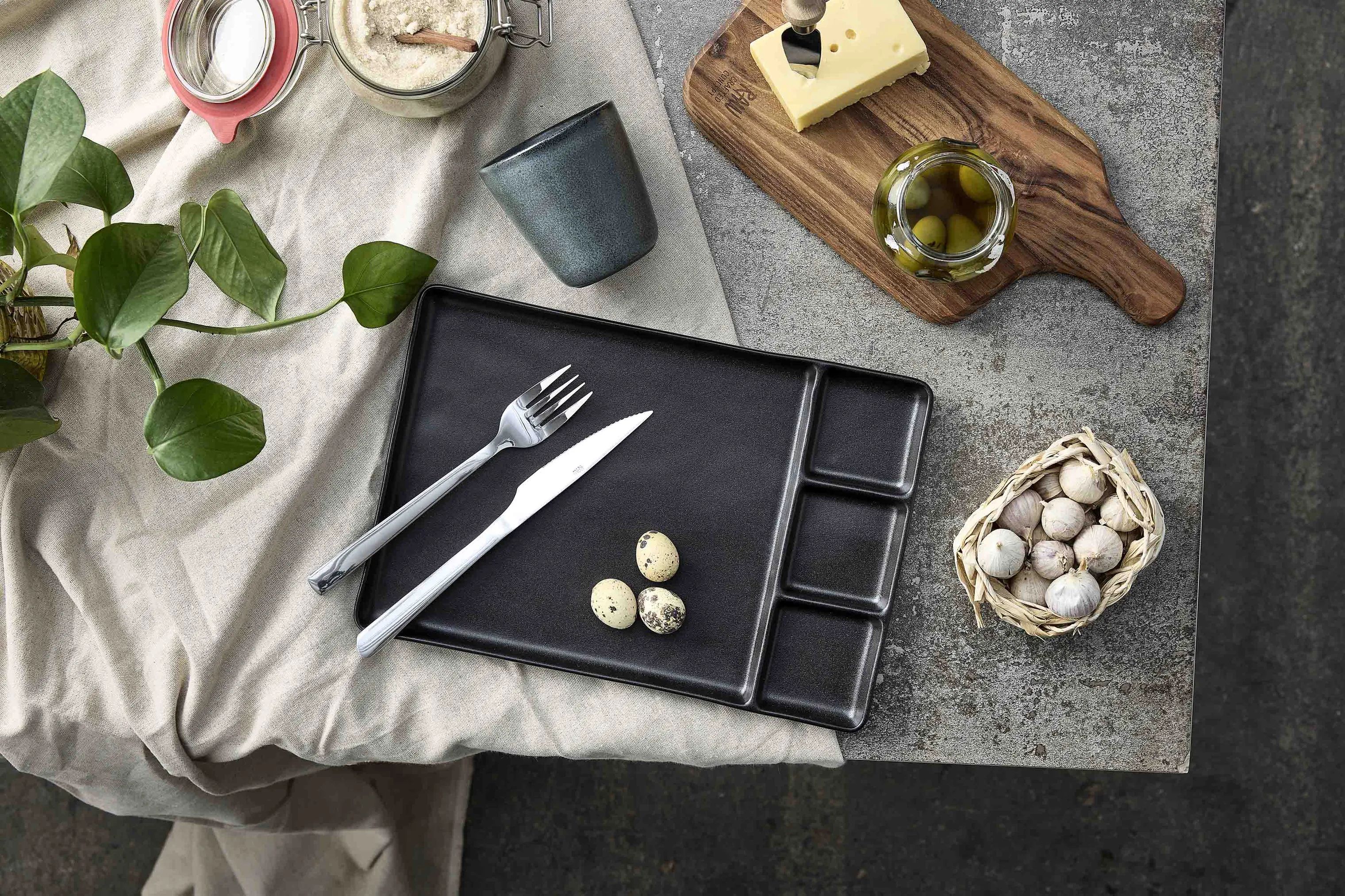 Aida Middagstallerkener RAW Sushi Tallerken i Sort, 2