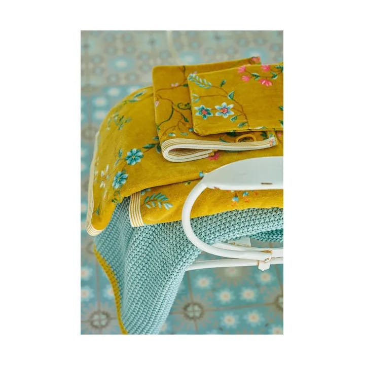 PIP Studio Vaskeklude Les Fleurs Vaskehandske i Yellow, 3