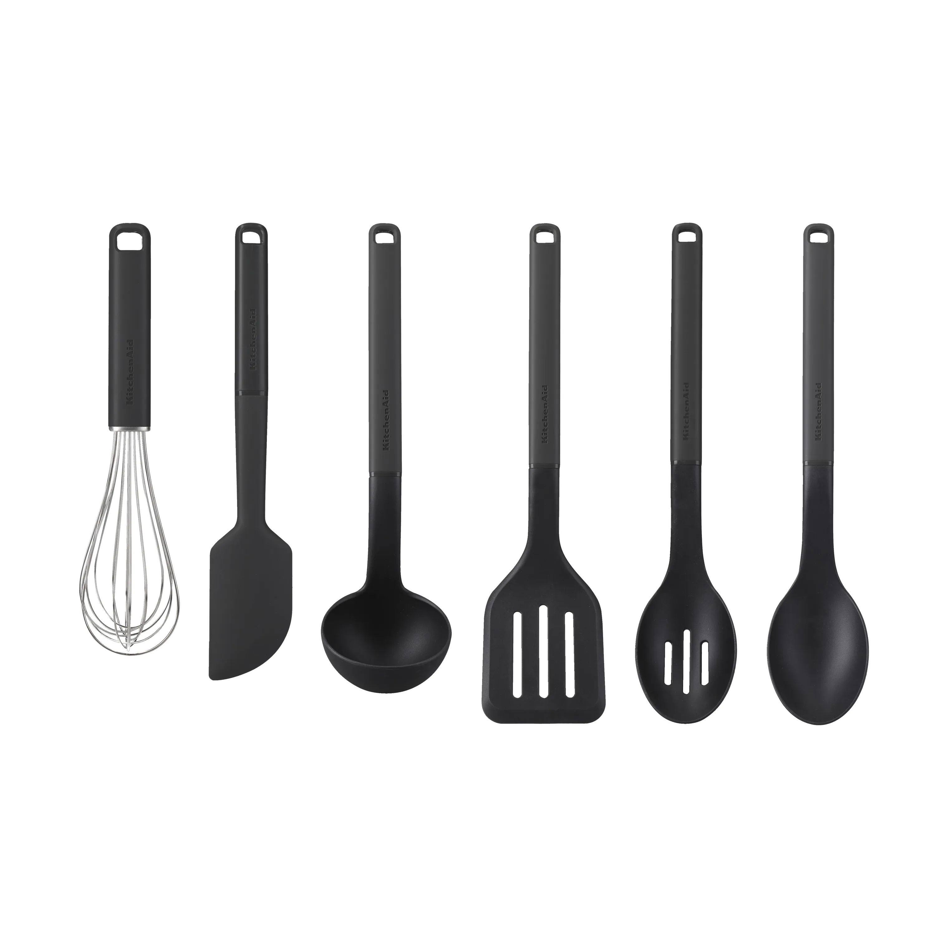 KitchenAid Grydeskesæt Redskabssæt - 6 dele i Sort, 1