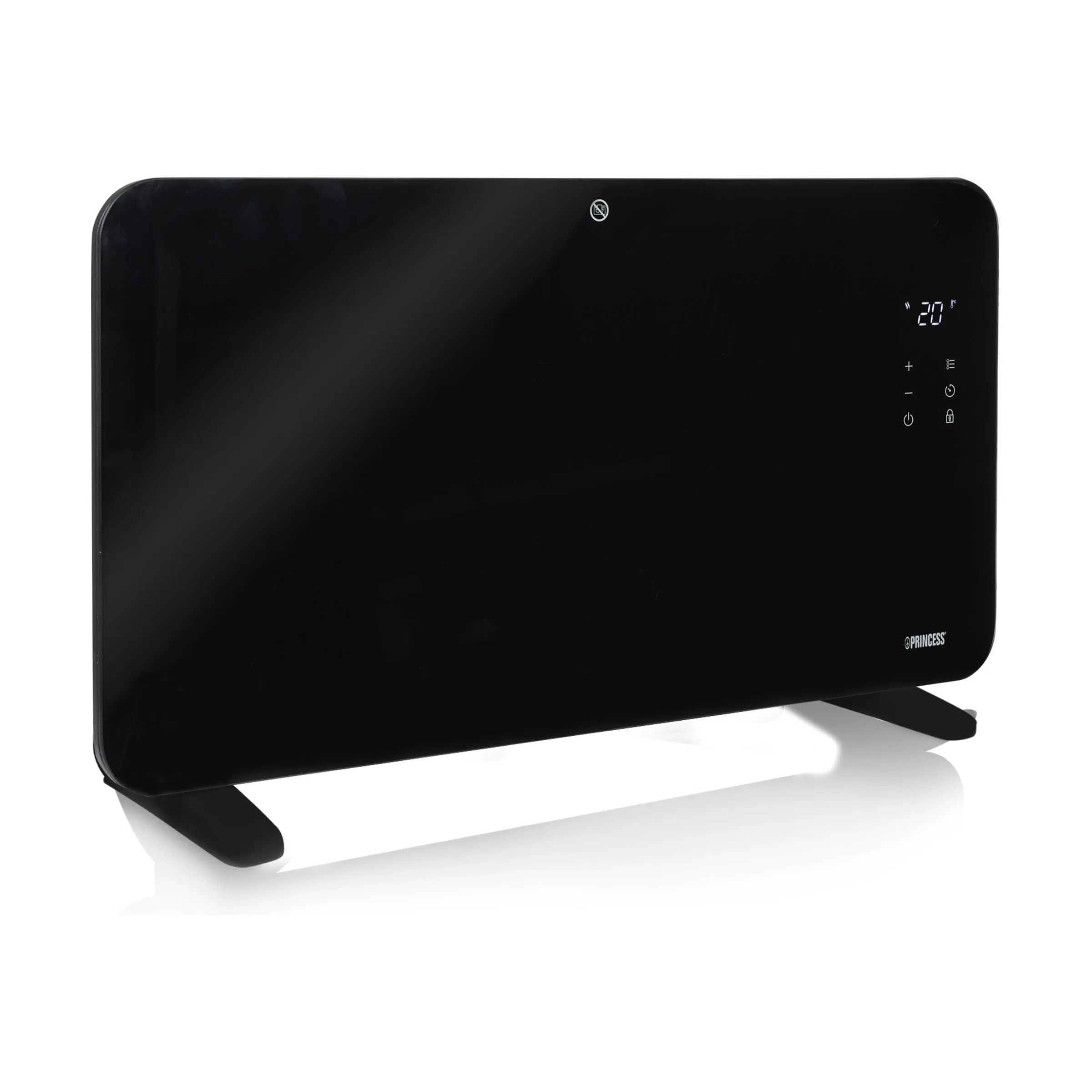 Princess Radiatorer Smart Glasvarmeovn i Sort, 1