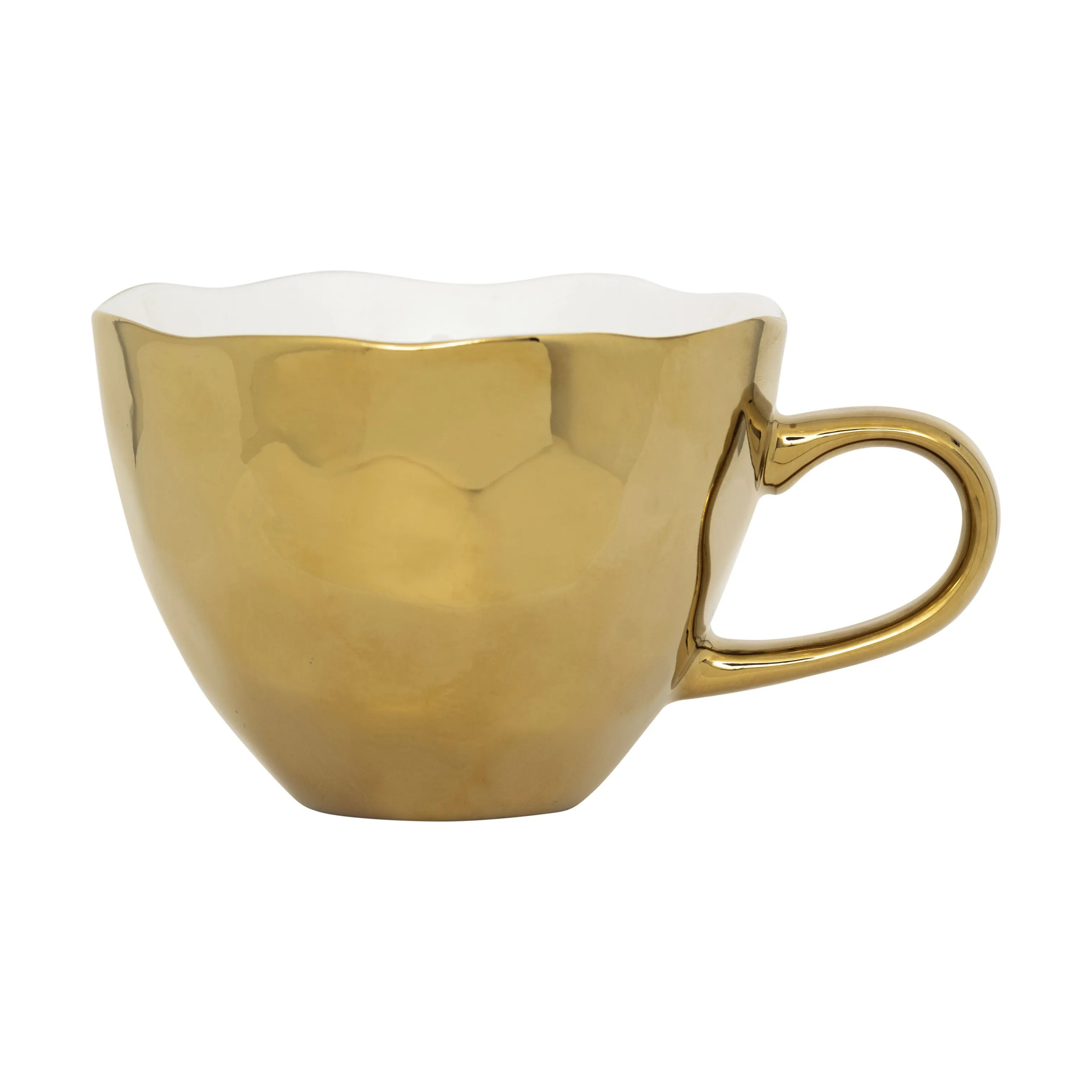 Urban Nature Culture Krus og kopper med hank Good Morning Cappuccino Kop i Gold, 1