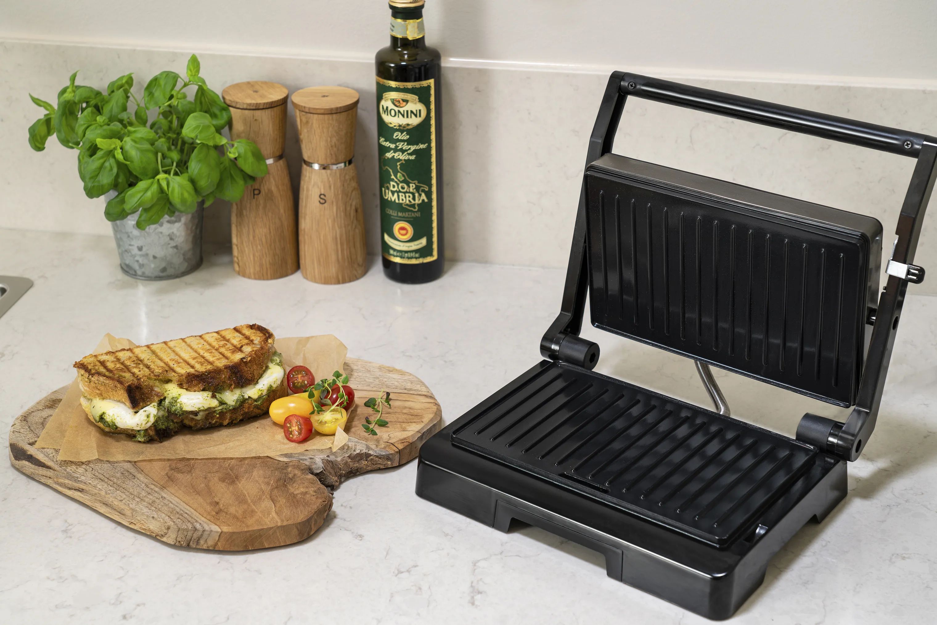 OBH Nordica Bordgrill Paninigrill i Cool grey, 3